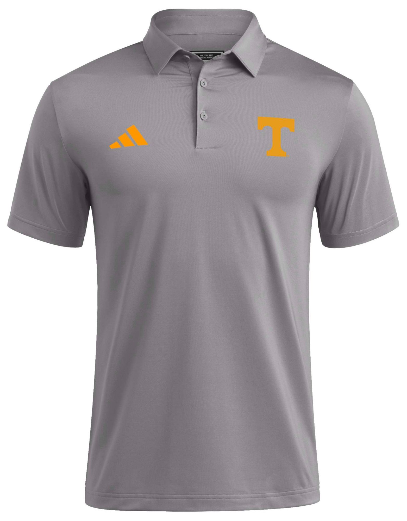 adidas Men's Tennessee Volunteers Gray Ultimate Solid Coaches Polo