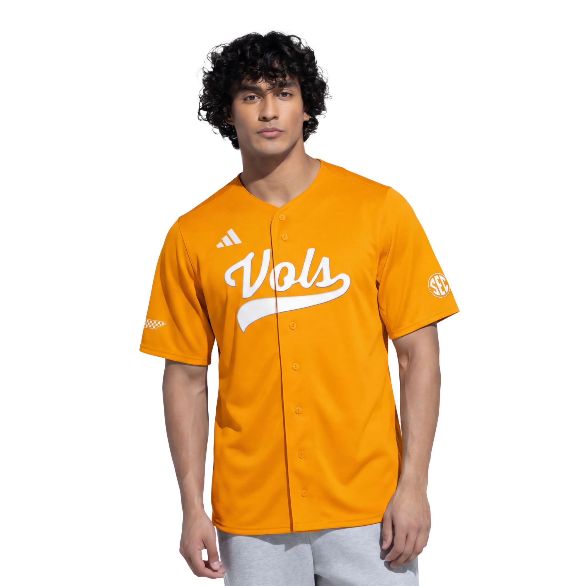 adidas Men's Tennessee Volunteers Bright Orange Dugout Jersey