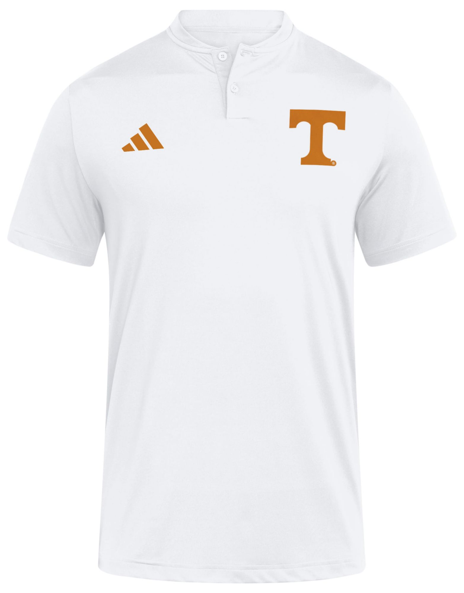 adidas Men's Tennessee Volunteers White Sport Collar Coaches Polo