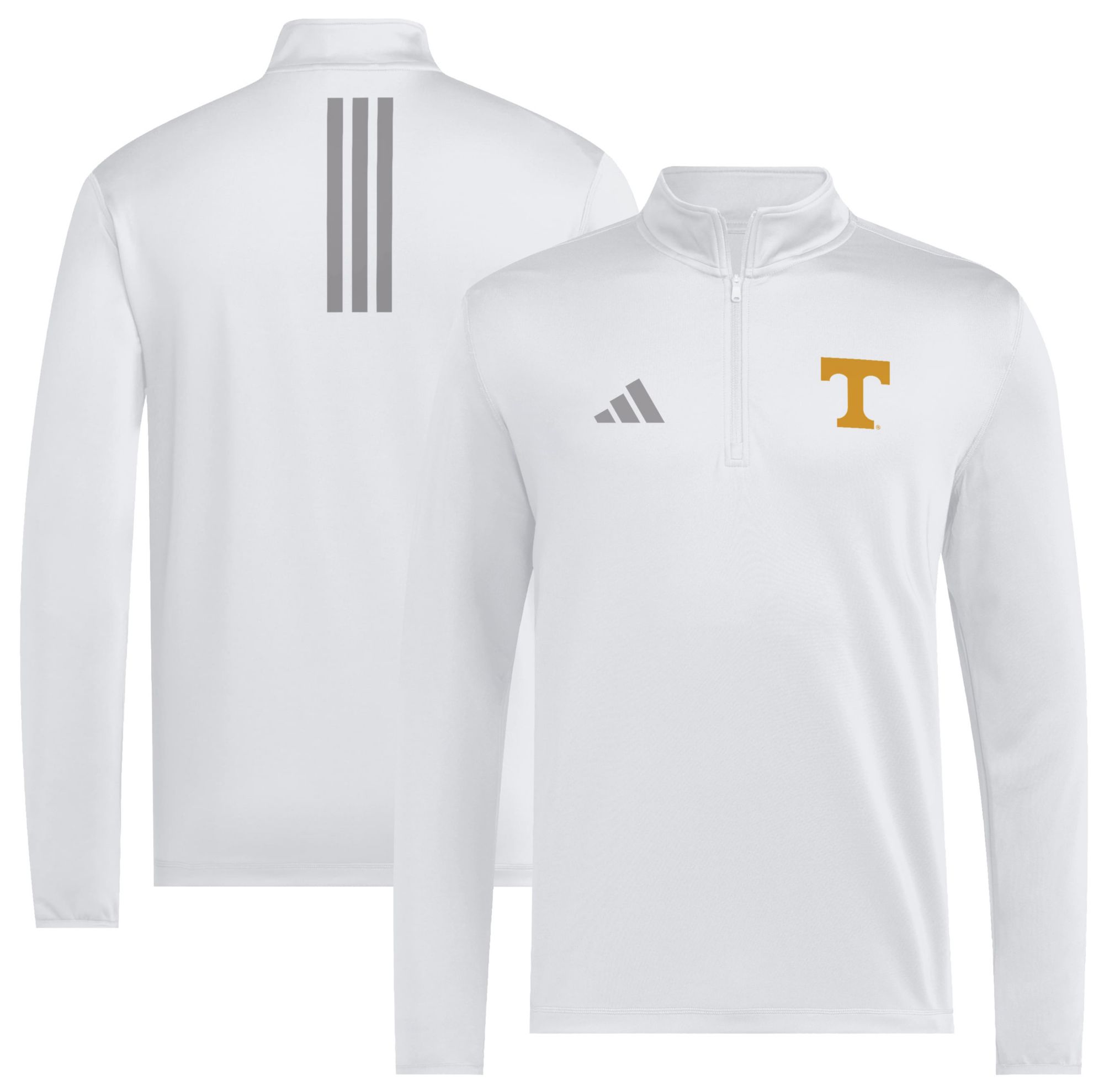 adidas Adult Tennessee Volunteers Golf White 1/4 Zip Pullover
