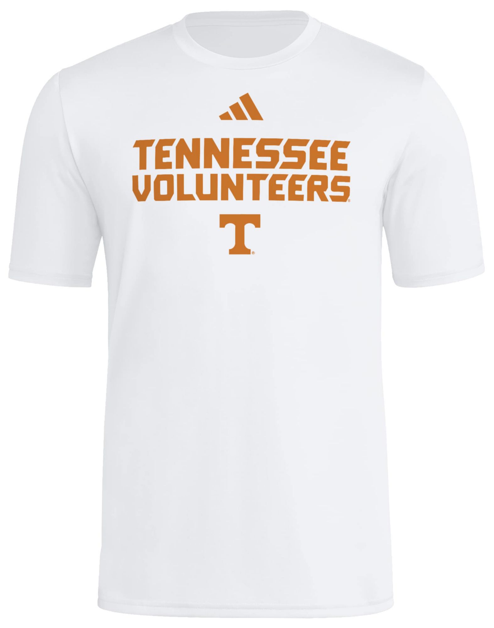 adidas Men's Tennessee Volunteers White Pregame T-Shirt