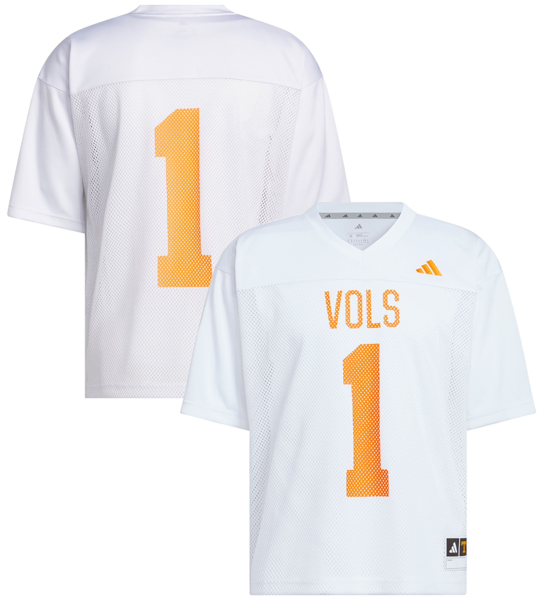 adidas Men's Tennessee Volunteers White Tailgate Jersey