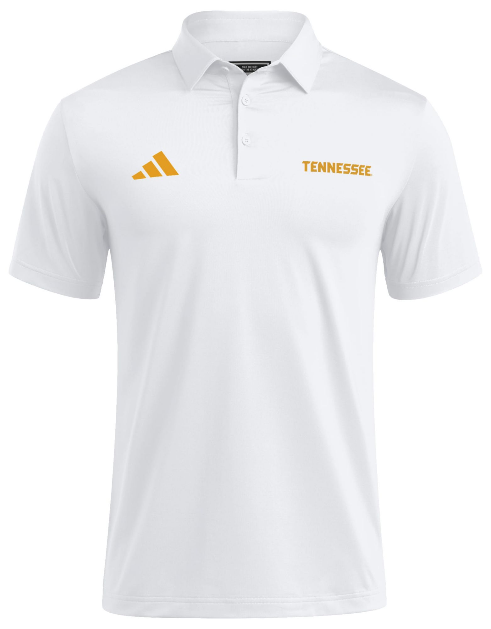 adidas Men's Tennessee Volunteers White Ultimate Solid Coaches Polo