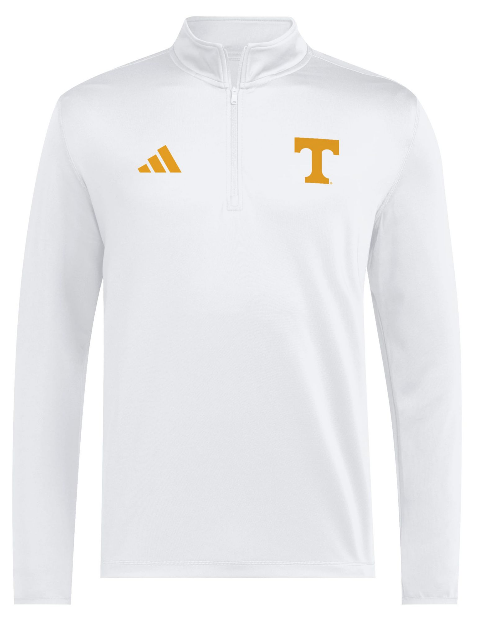 adidas Adult Tennessee Volunteers Woven White 1/4 Zip Pullover