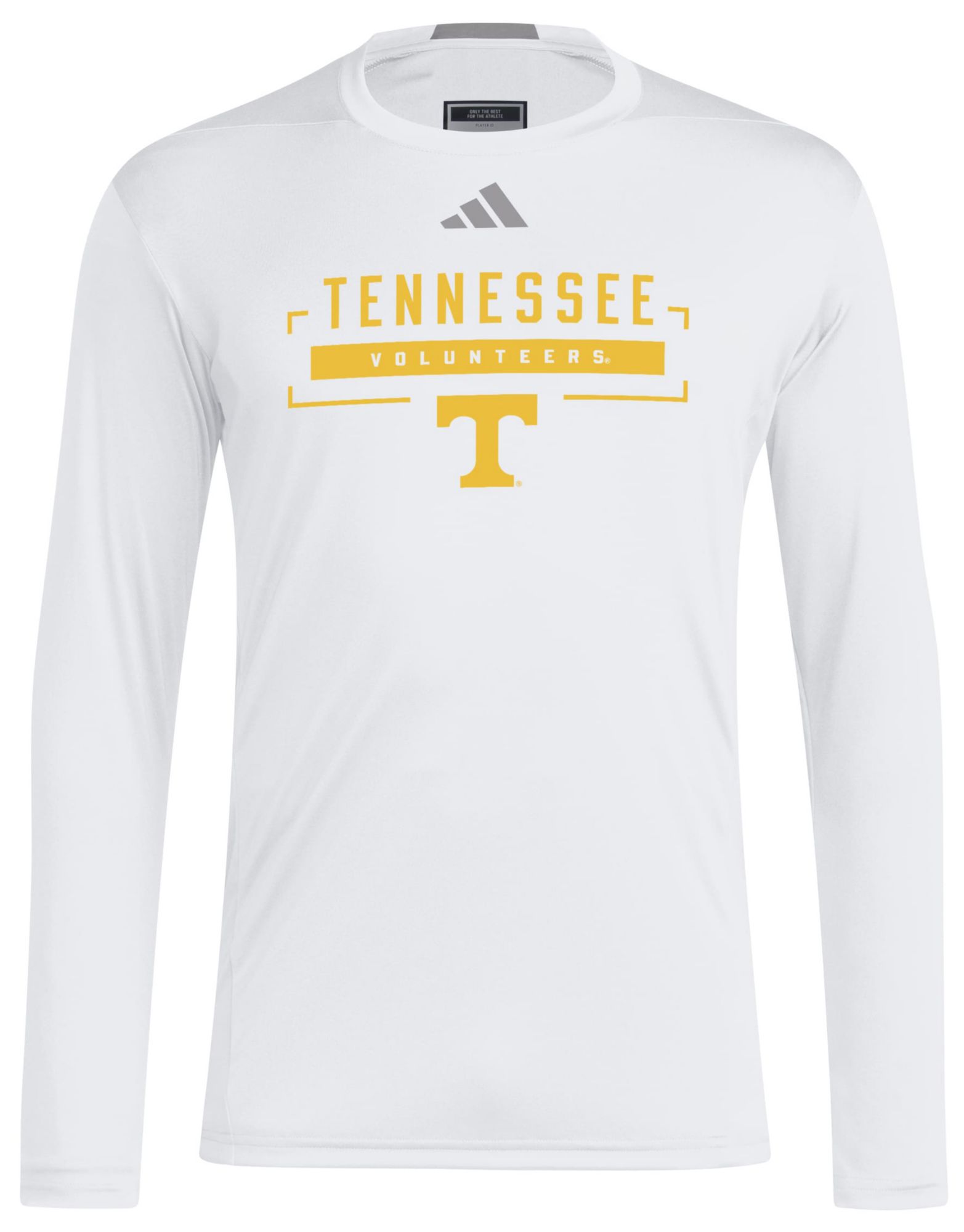 adidas Men's Tennessee Volunteers White D4T Icon Long Sleeve Shirt