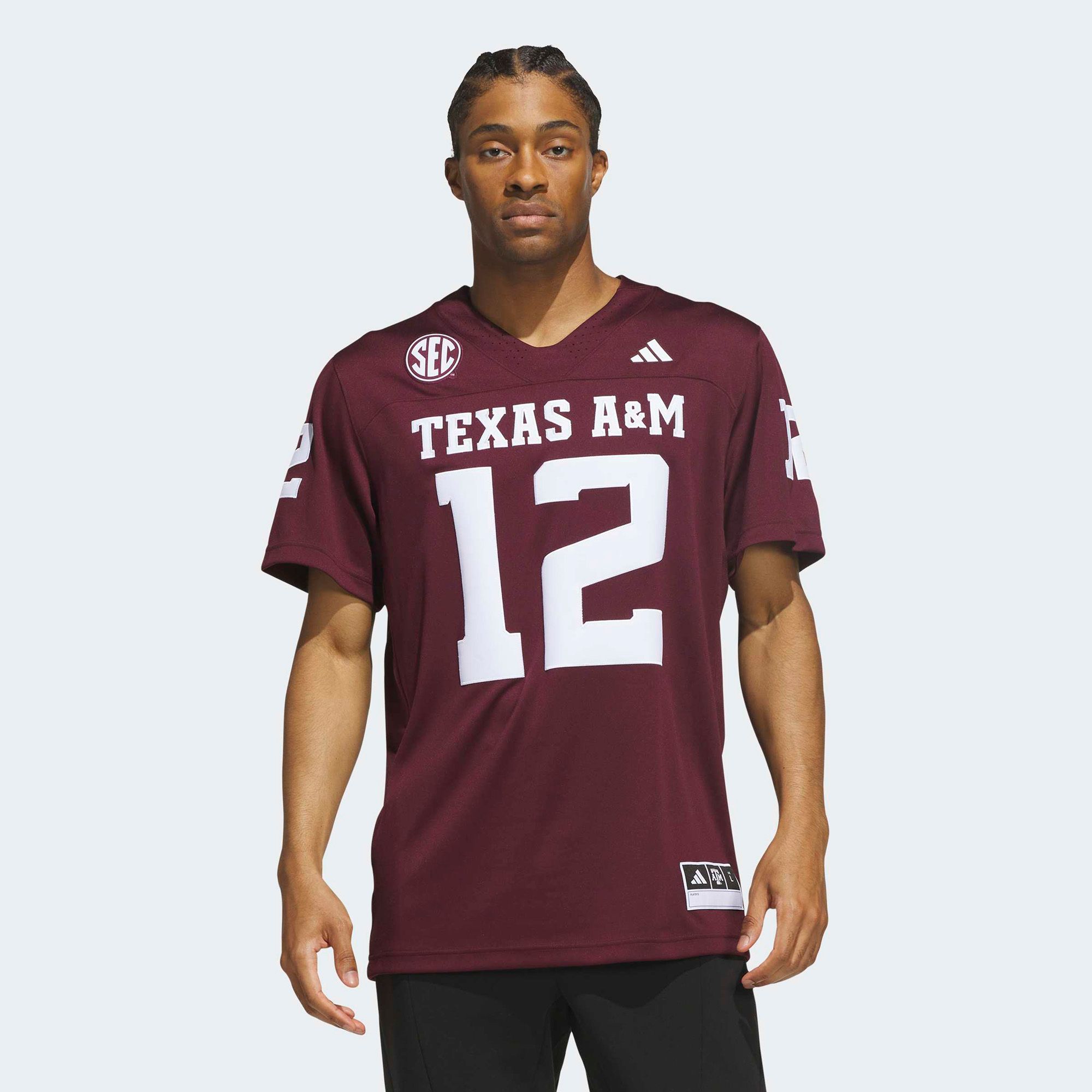 adidas Men's Texas A&M Aggies Team Maroon Home Premier