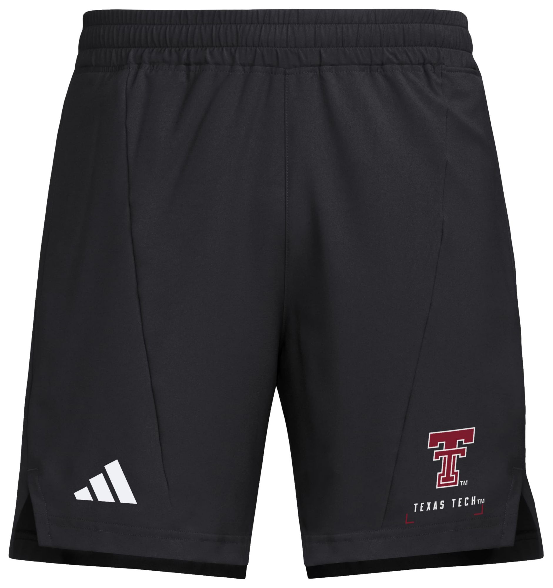 adidas Men's Texas Tech Red Raiders Black 7" Woven Shorts