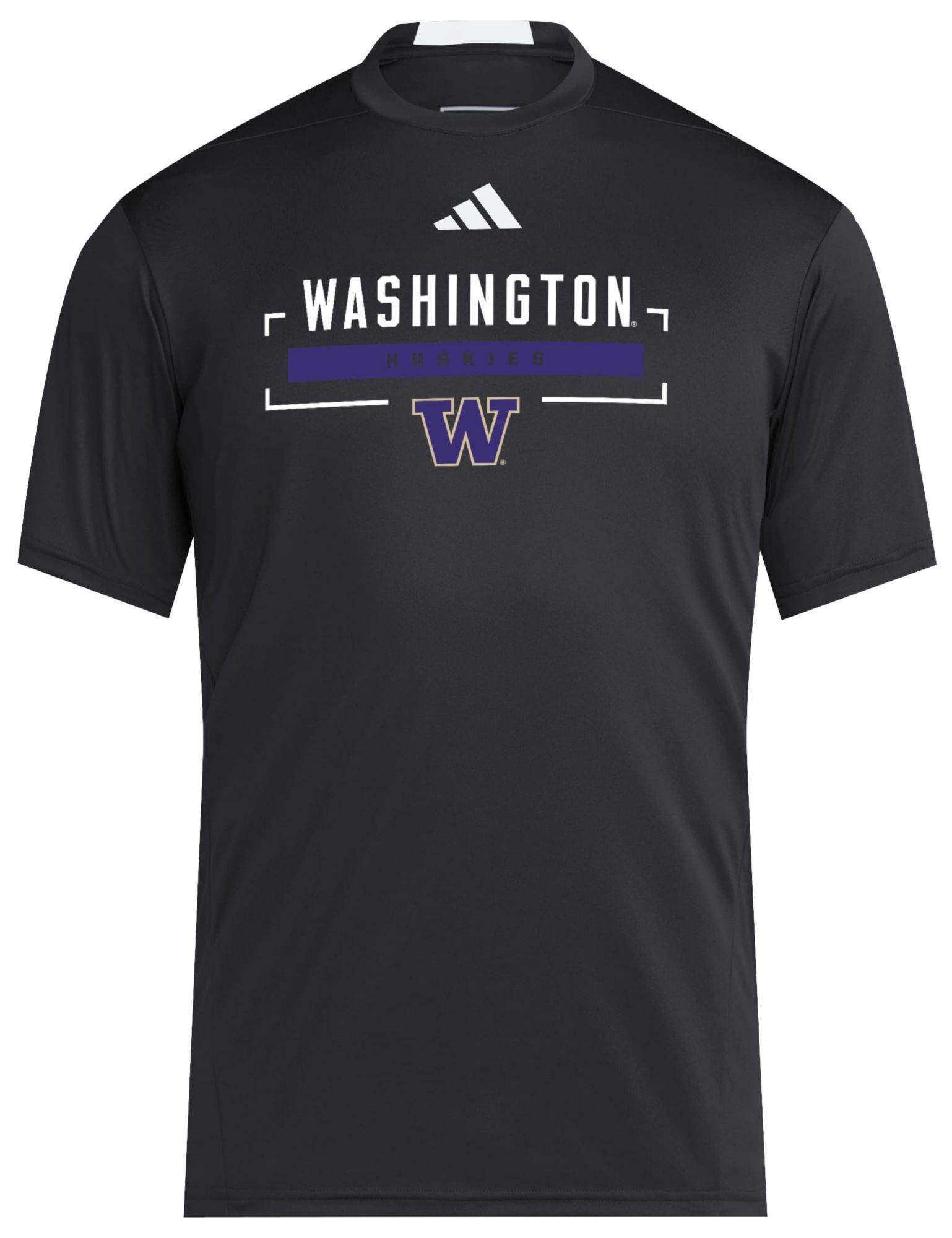adidas Men's Washington Huskies Black D4T Icon T-Shirt
