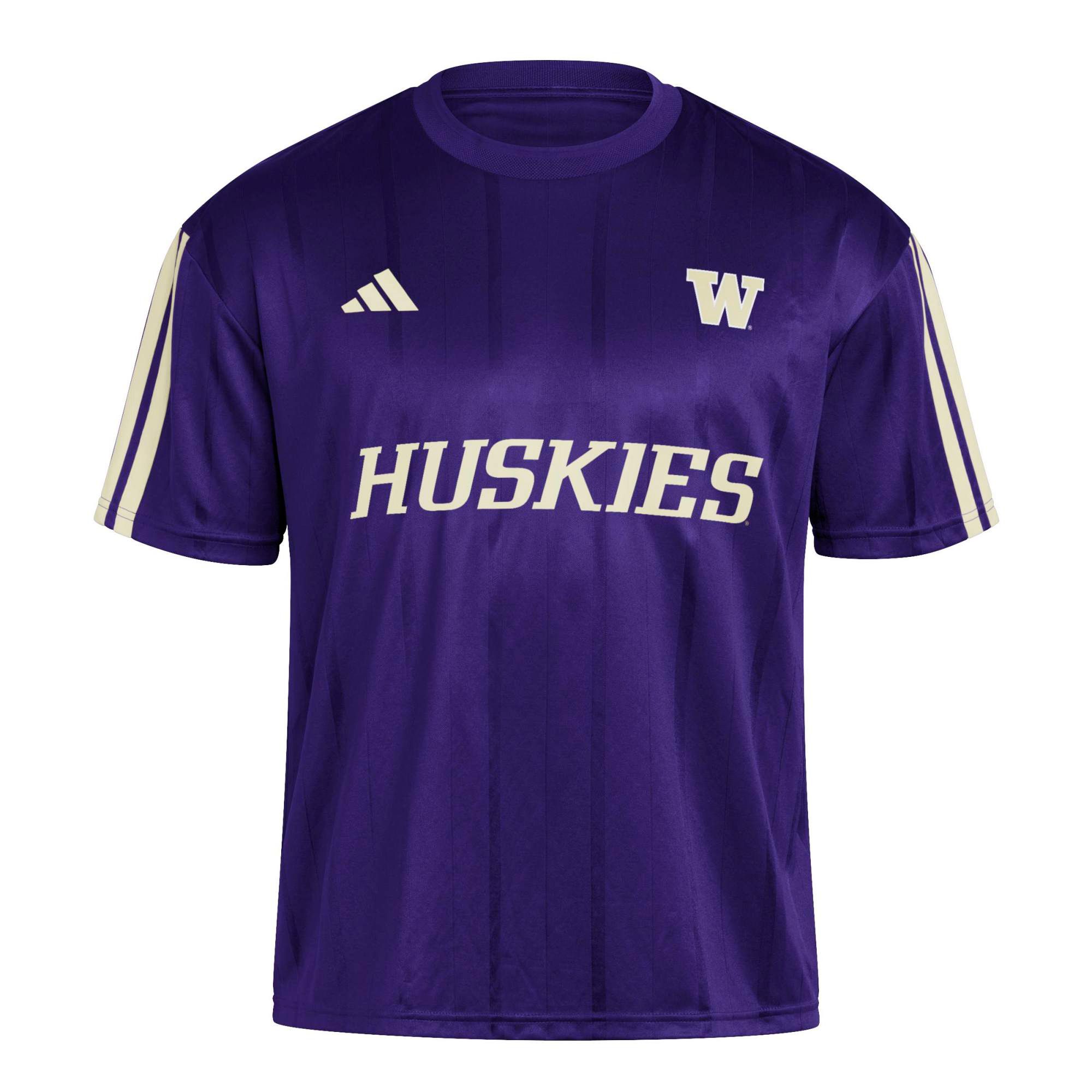 adidas Men's Washington Huskies Purple Tiro Soccer Jersey
