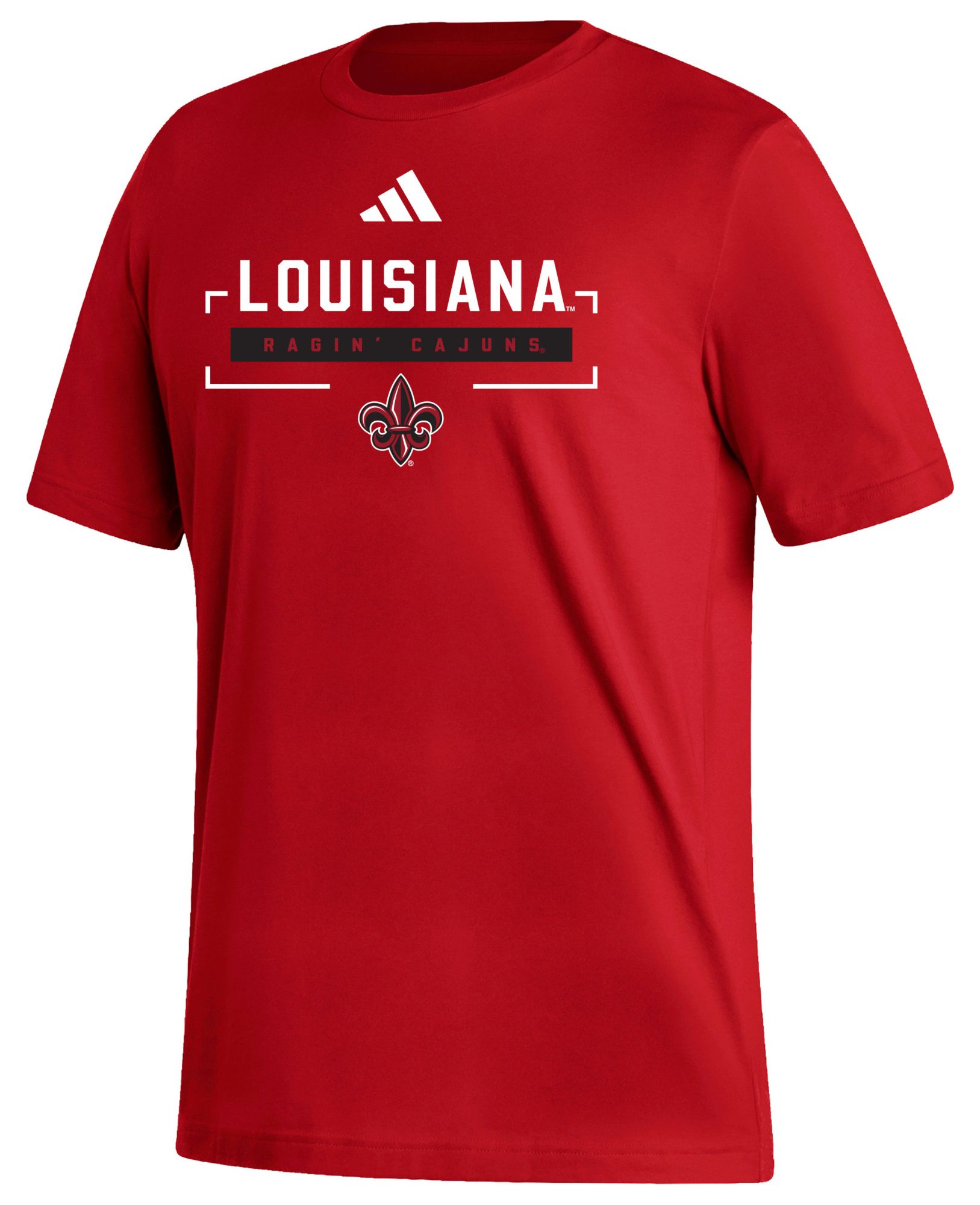 adidas Men's Louisiana-Lafayette Ragin' Cajuns Red Fresh Icon T-Shirt