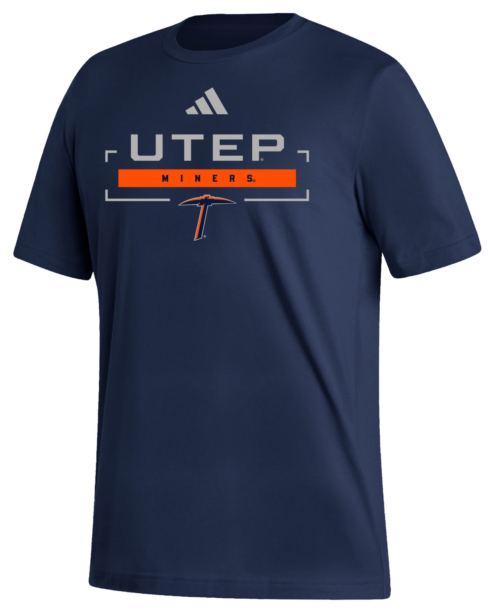 adidas Men's UTEP Miners Navy Fresh Icon T-Shirt