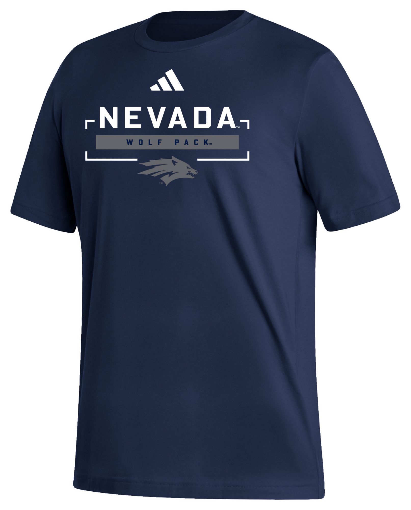 adidas Men's Nevada Wolf Pack Navy Fresh Icon T-Shirt
