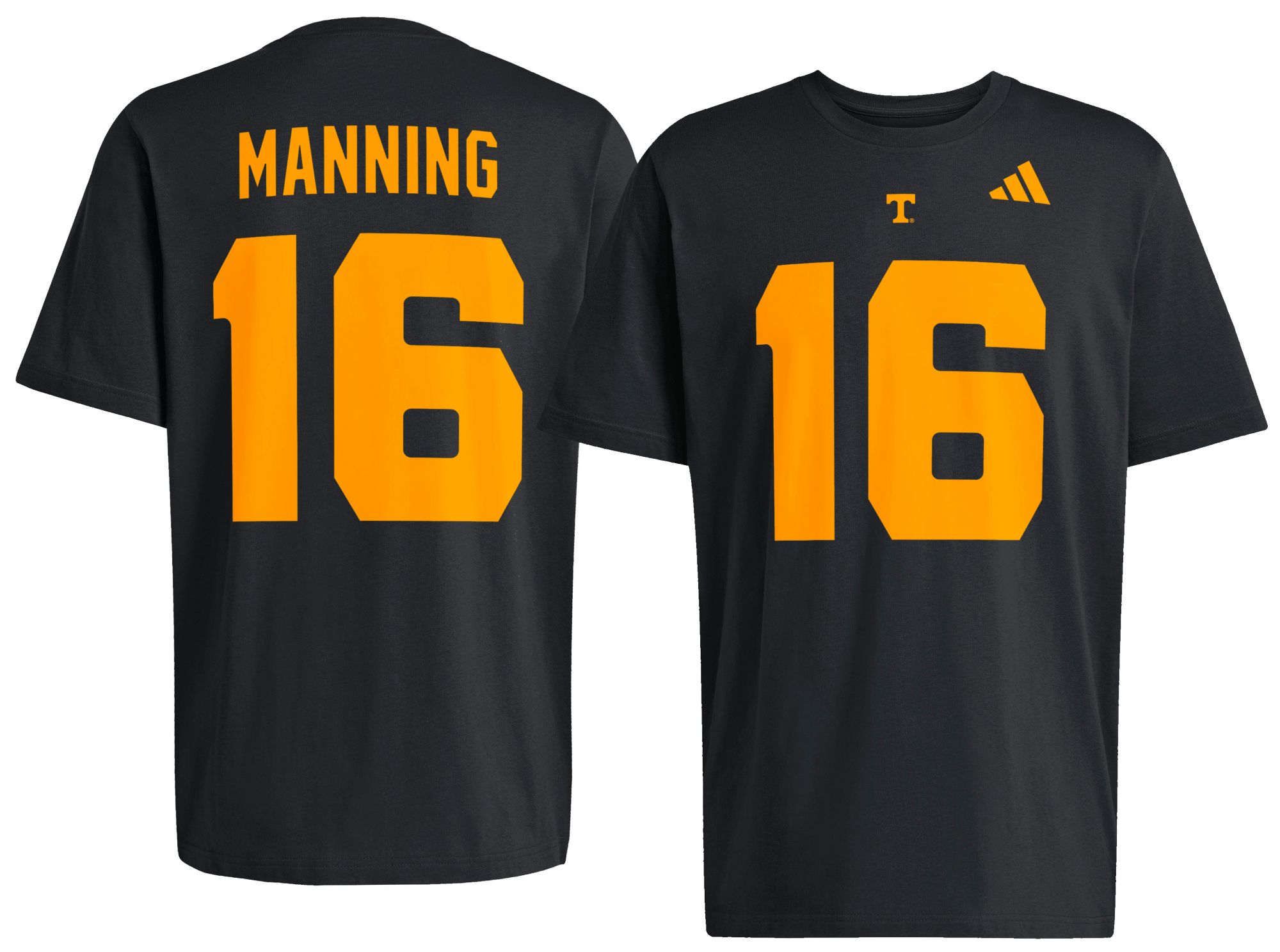 adidas Men's Tennessee Volunteers Peyton Manning Black T-Shirt