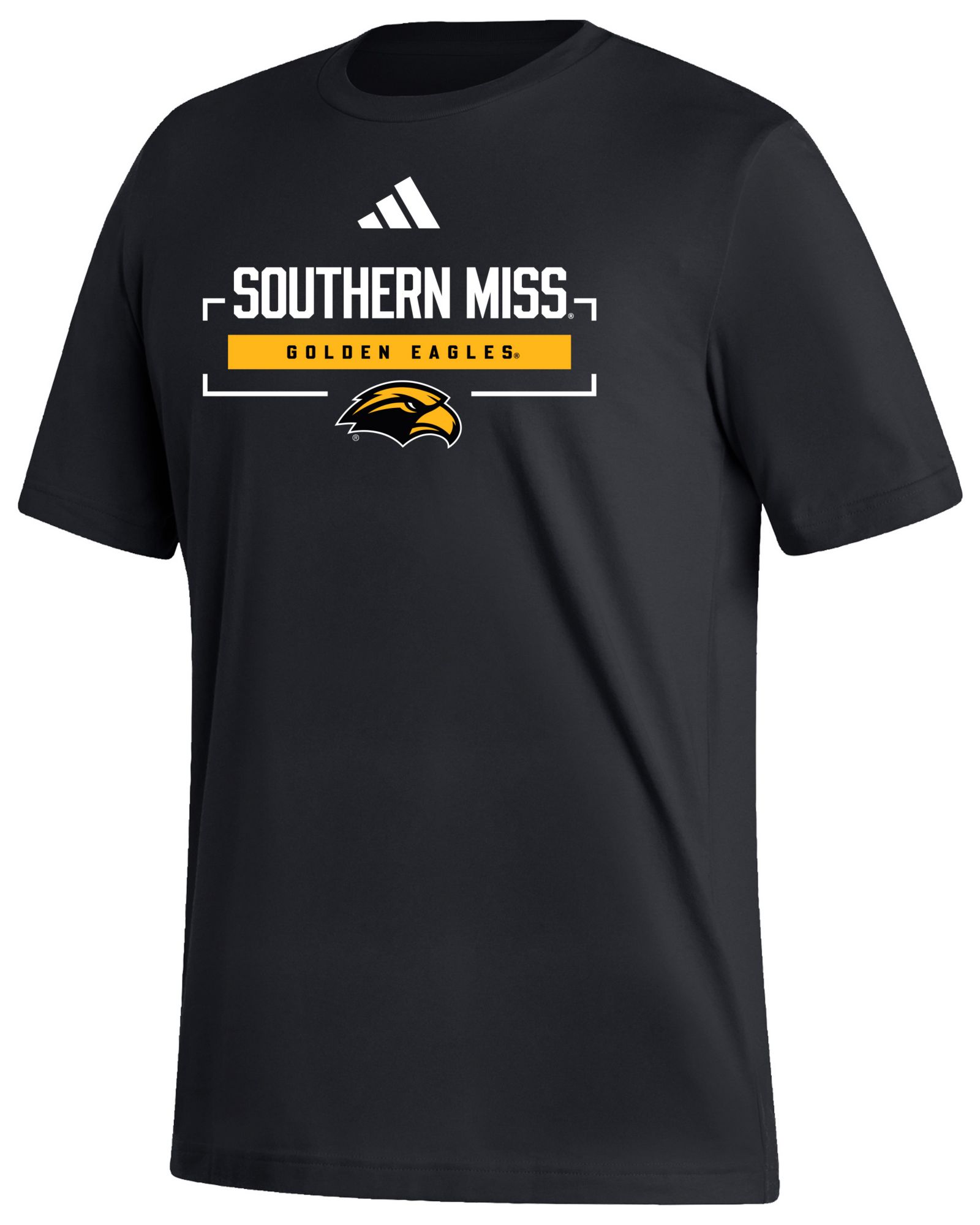 adidas Men's Southern Miss Golden Eagles Black Fresh Icon T-Shirt