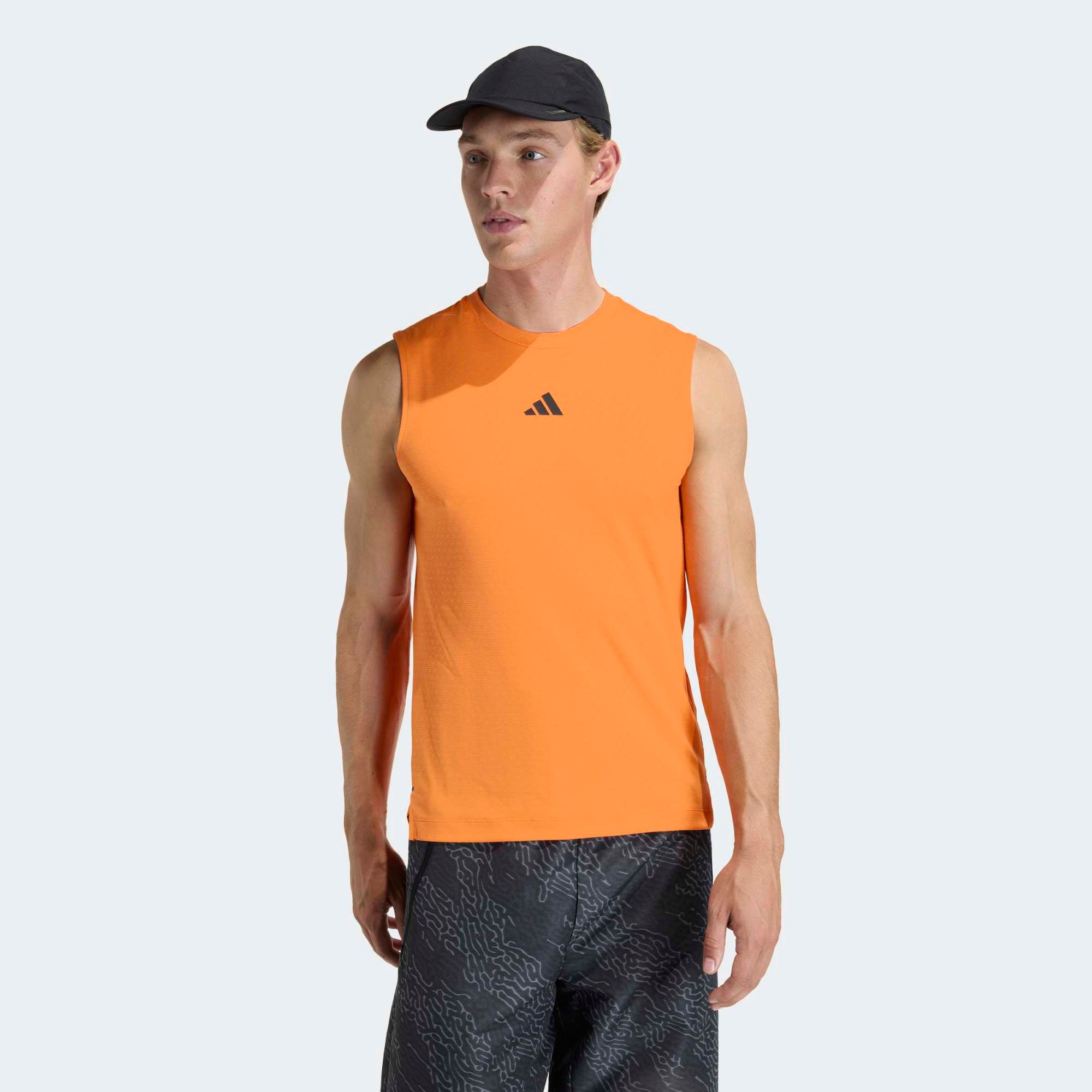 adidas Men's Designed for Training PrimeLift 3-Stripes Tank Top