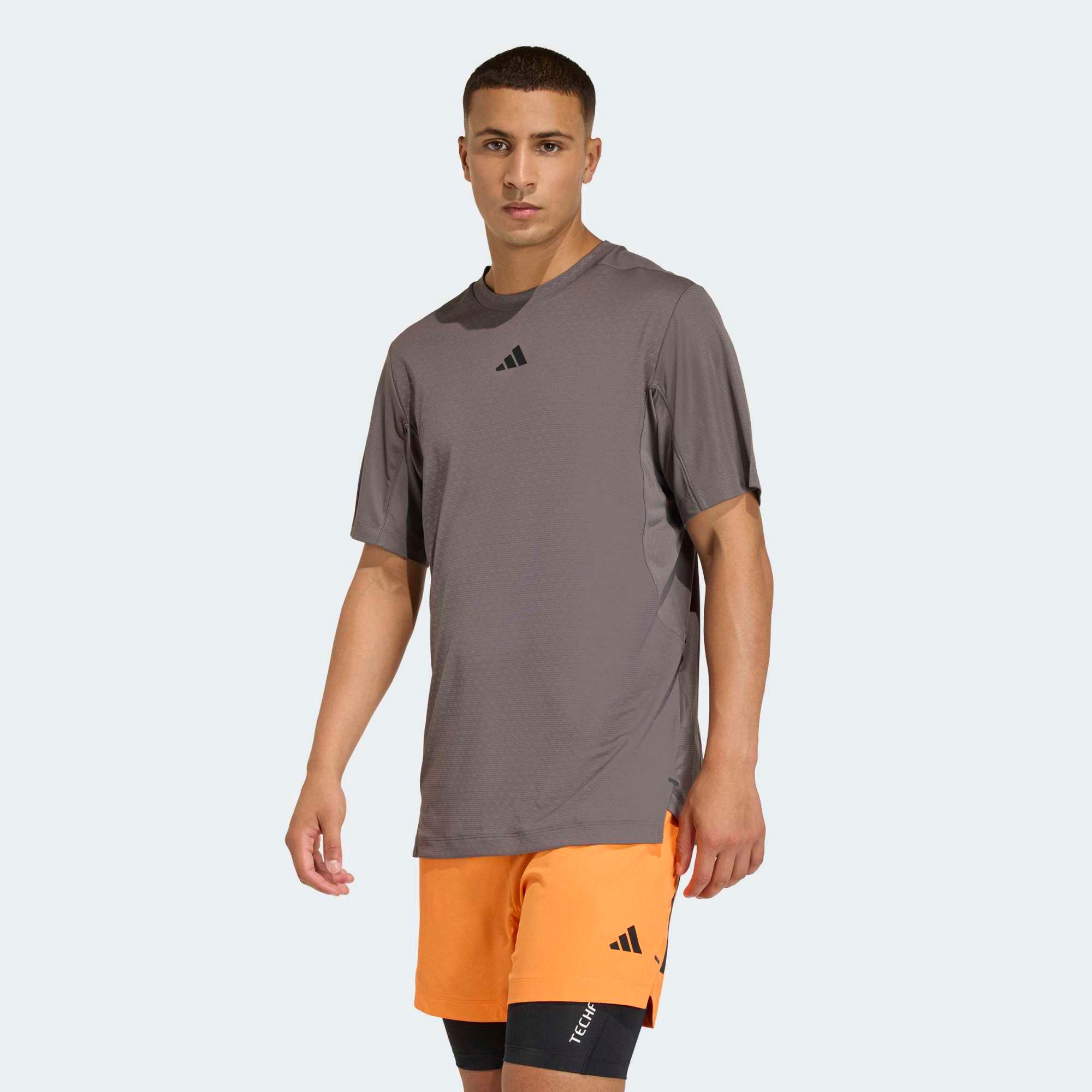 adidas Men's Designed for Training PrimeLift 3-Stripes T-Shirt