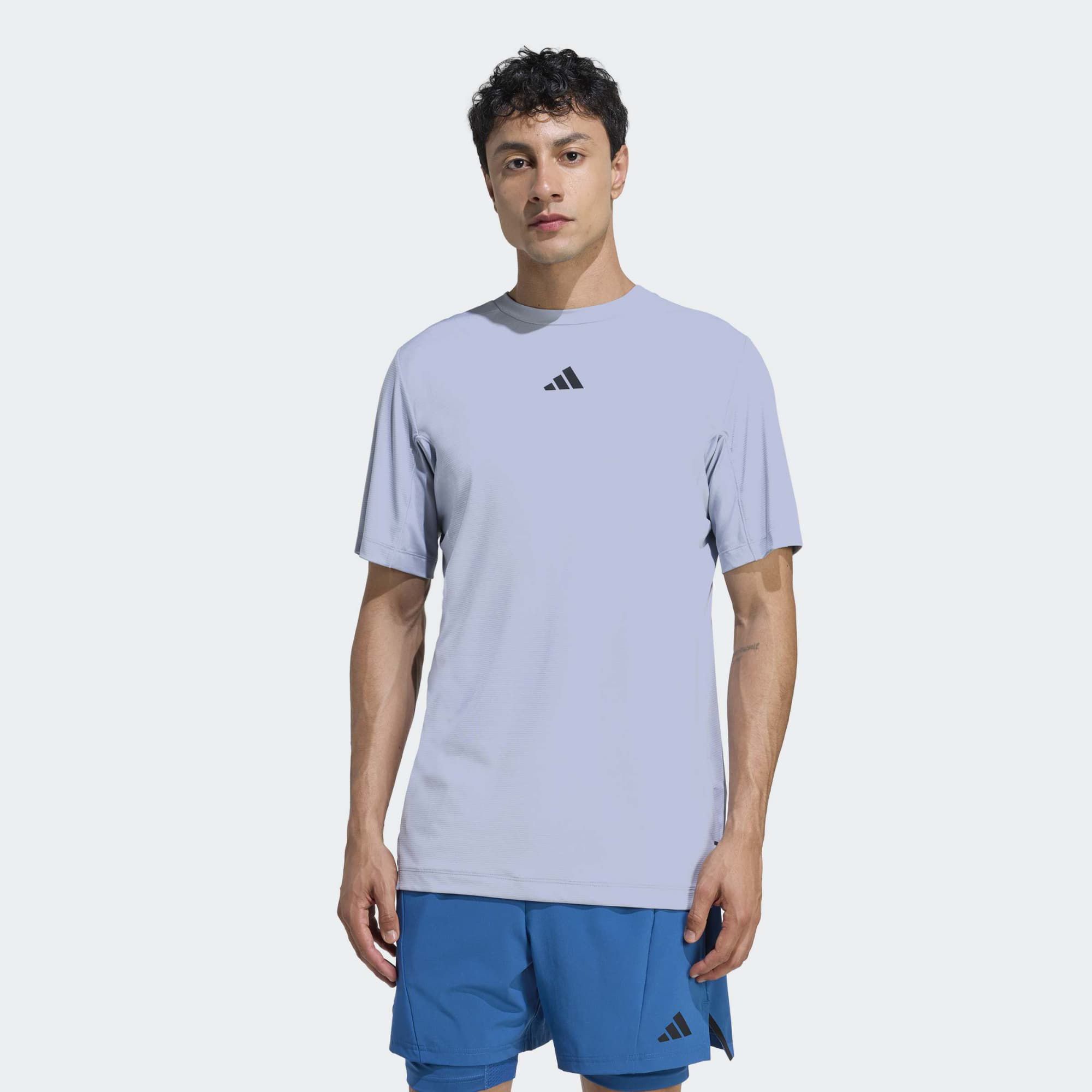 adidas Men's Designed for Training PrimeLift 3-Stripes T-Shirt