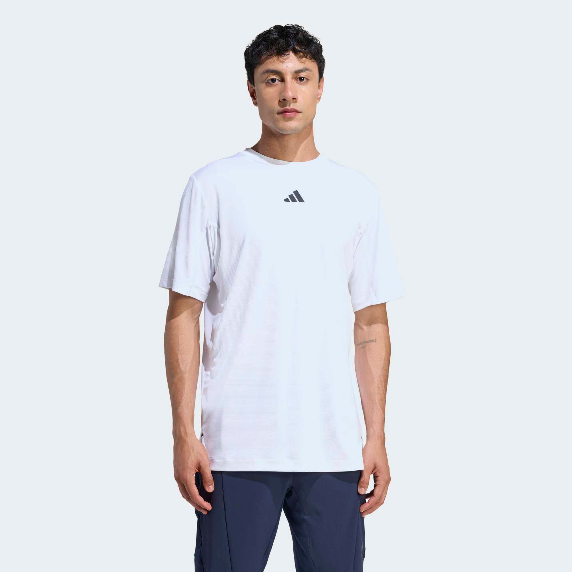 adidas Men's Designed for Training PrimeLift 3-Stripes T-Shirt