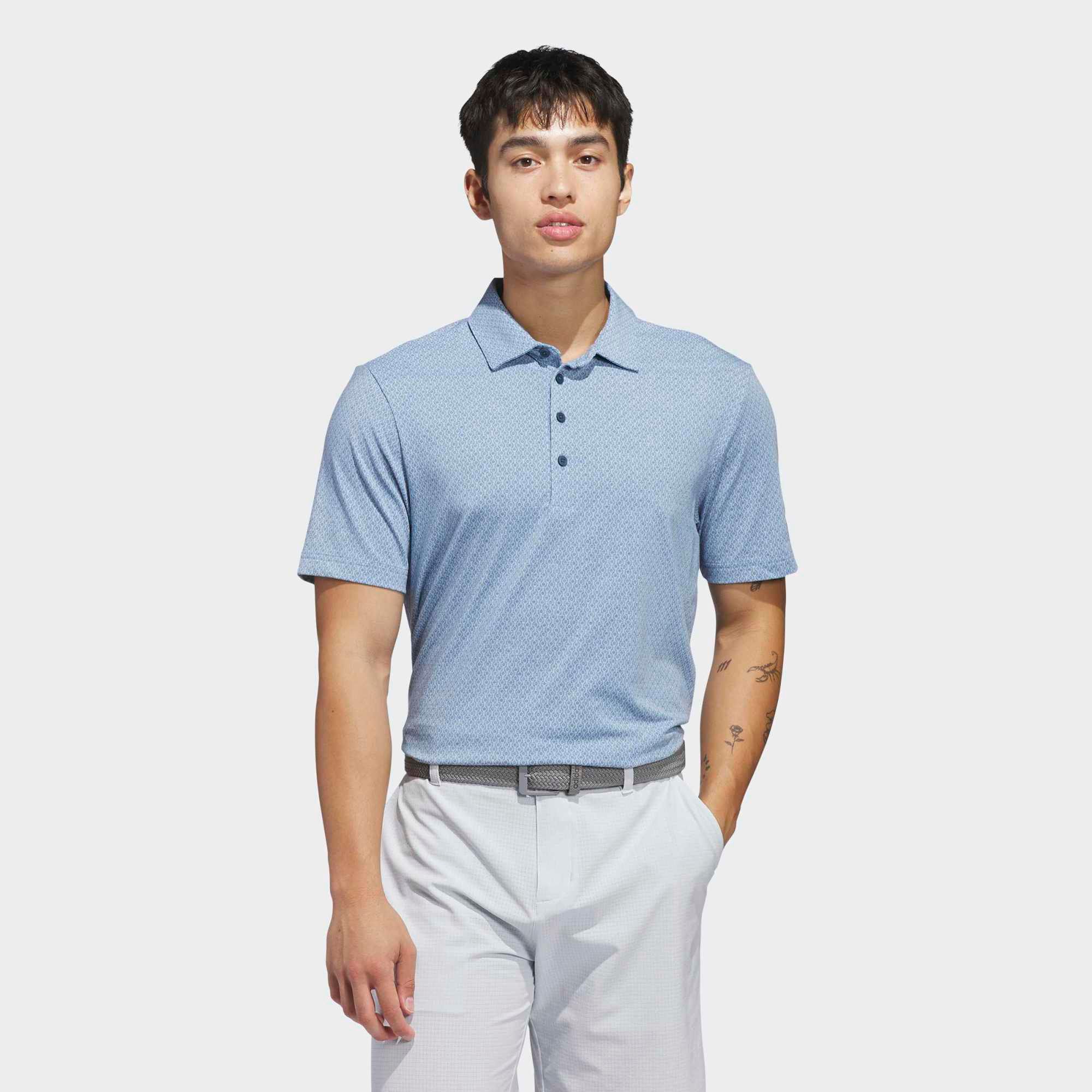 adidas Men's Ultimate35+ Go-To Print Golf Polo