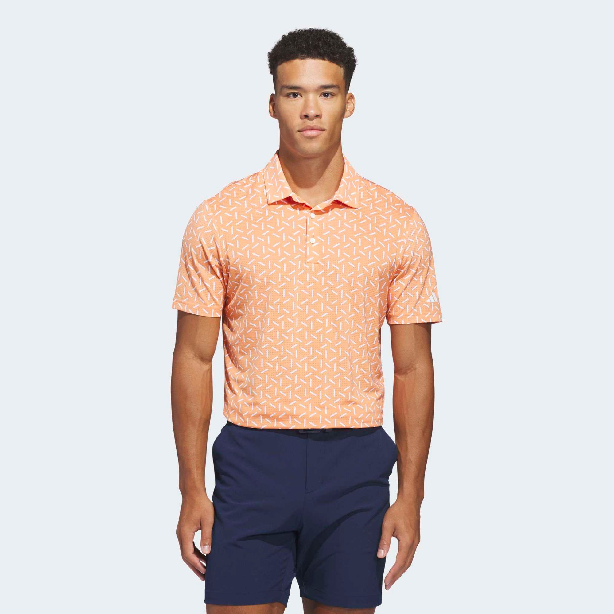 adidas Men's Ultimate365 Mesh Print Climacool Golf Polo