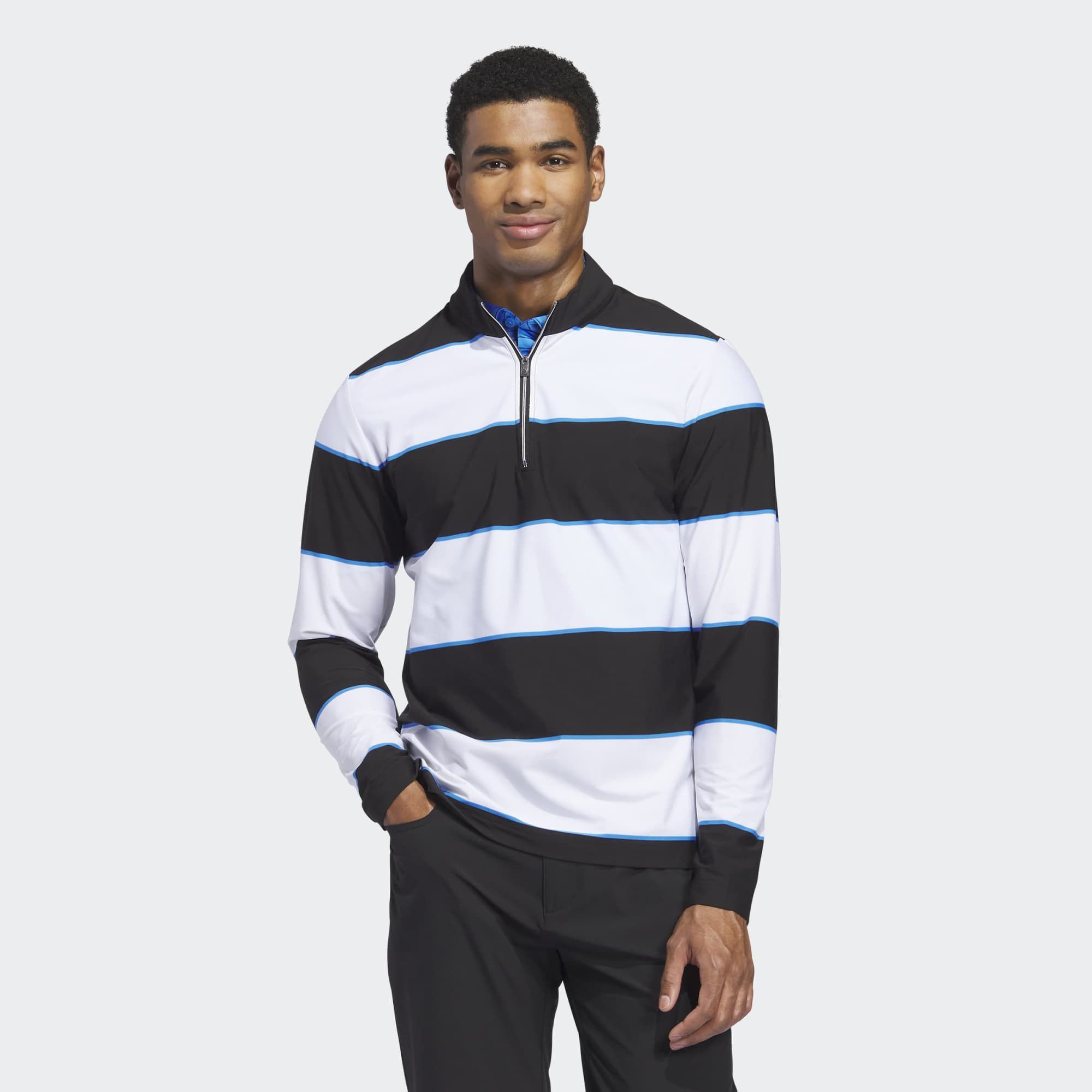 adidas Men's Ultimate365 Rugby Stripe Golf 1/4 Zip