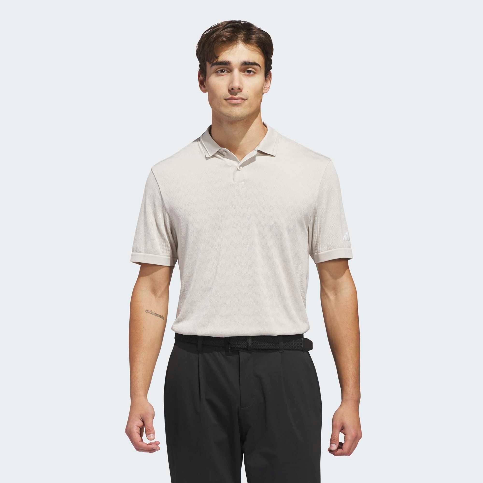 adidas Men's Ultimate365 Tour Seamless Golf Polo - White