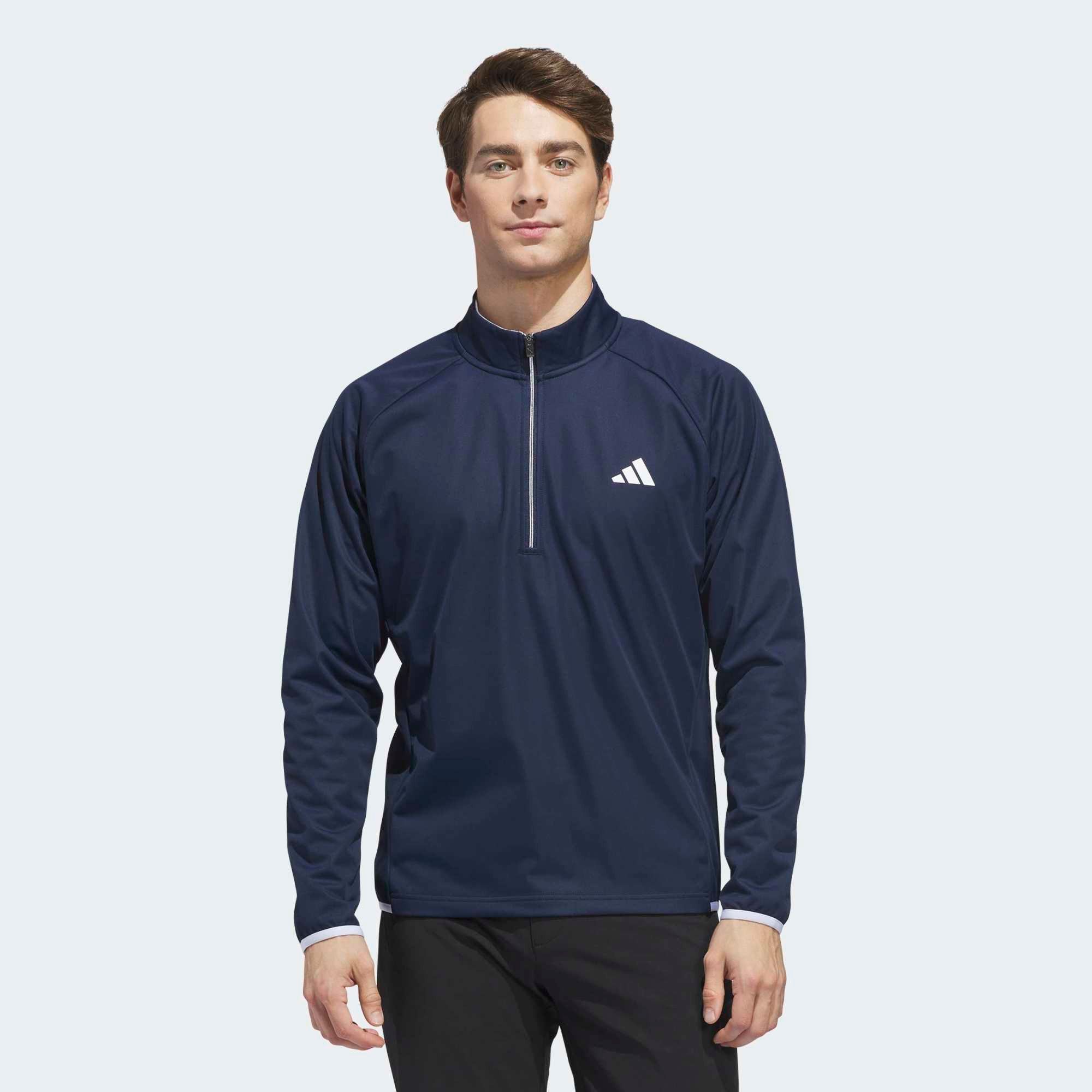 adidas Men's Ultimate365 Durable Water Repellent Wind ¼ Golf Sweatshirt