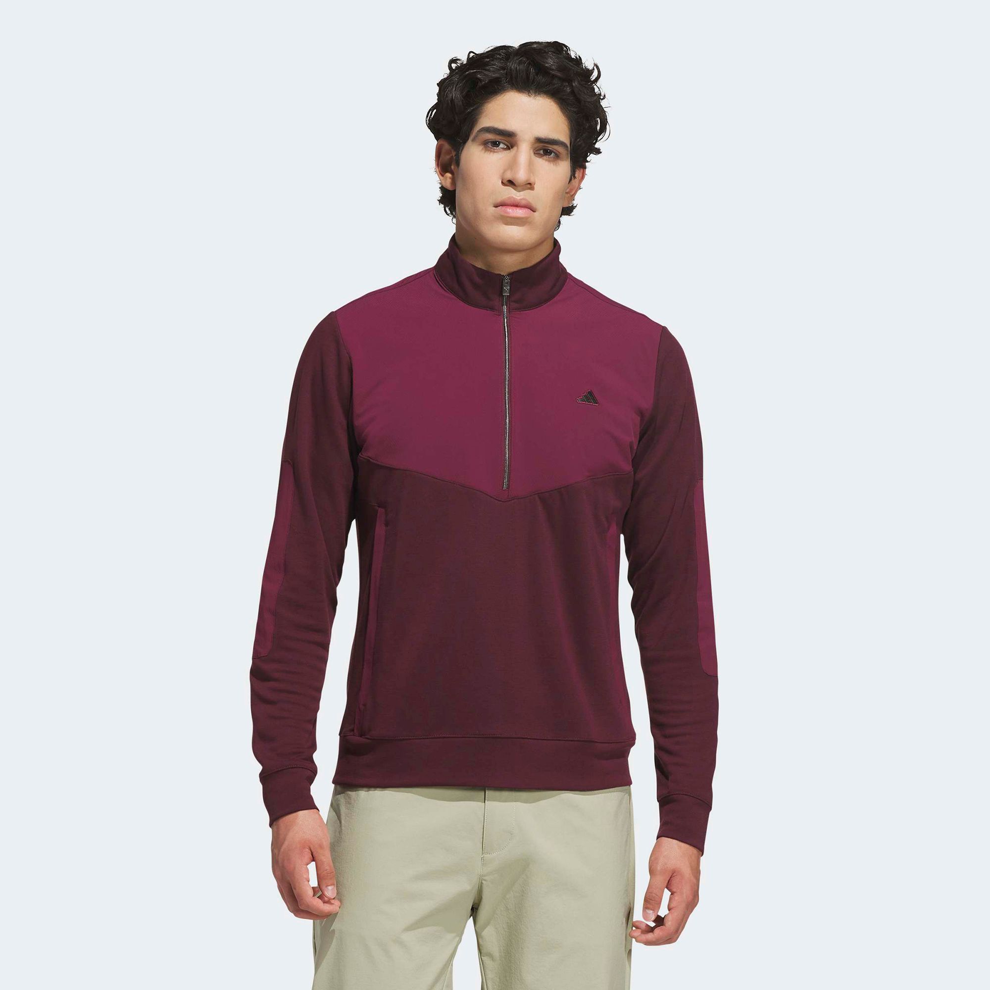 adidas Men's Ultimate365+ Course Control Hybrid Quarter-Zip Sweatshirt