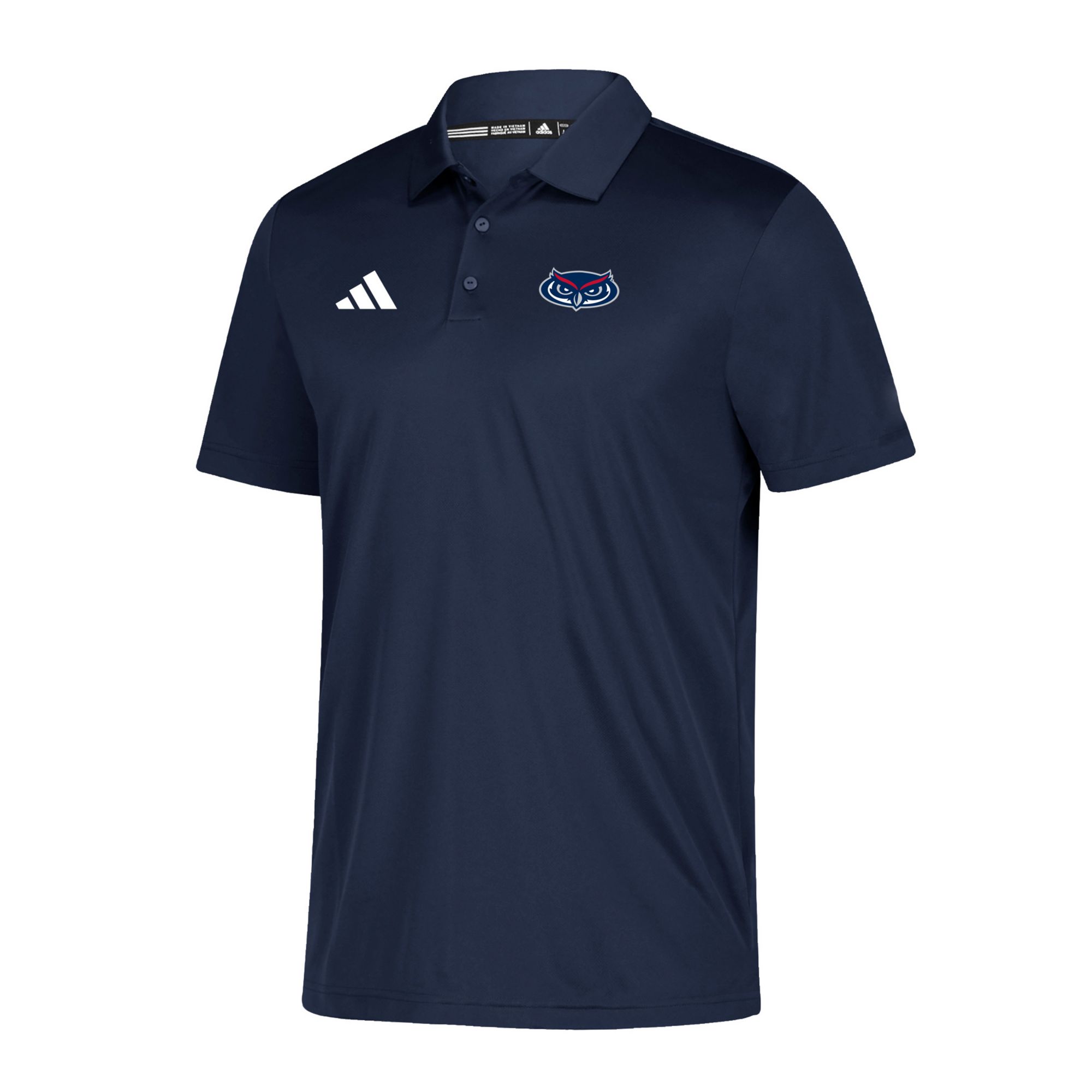 adidas Men's Florida Atlantic Owls Navy Grind Polo