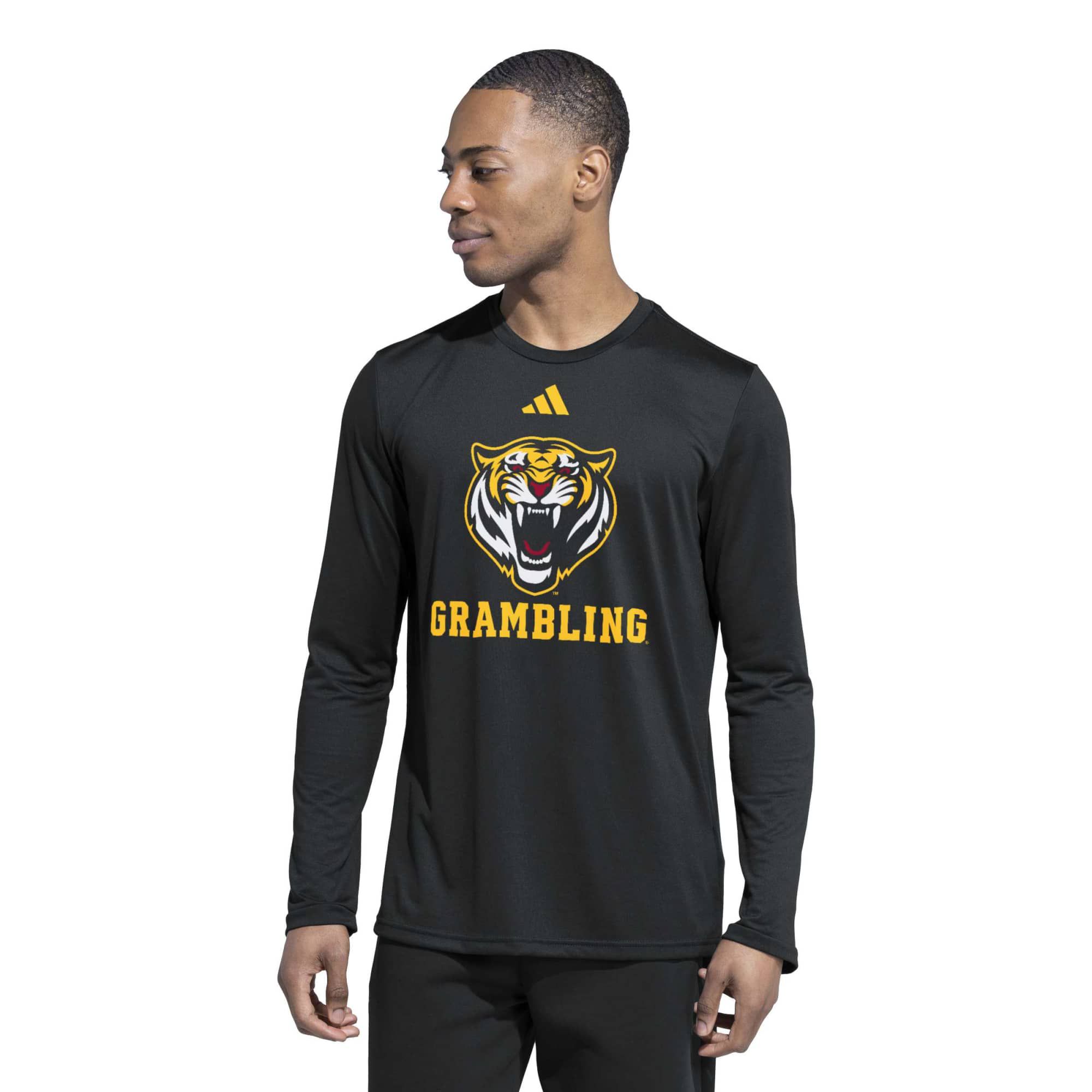 adidas Adult Grambling State Tigers Kings of the Bayou Long Sleeve Shirt