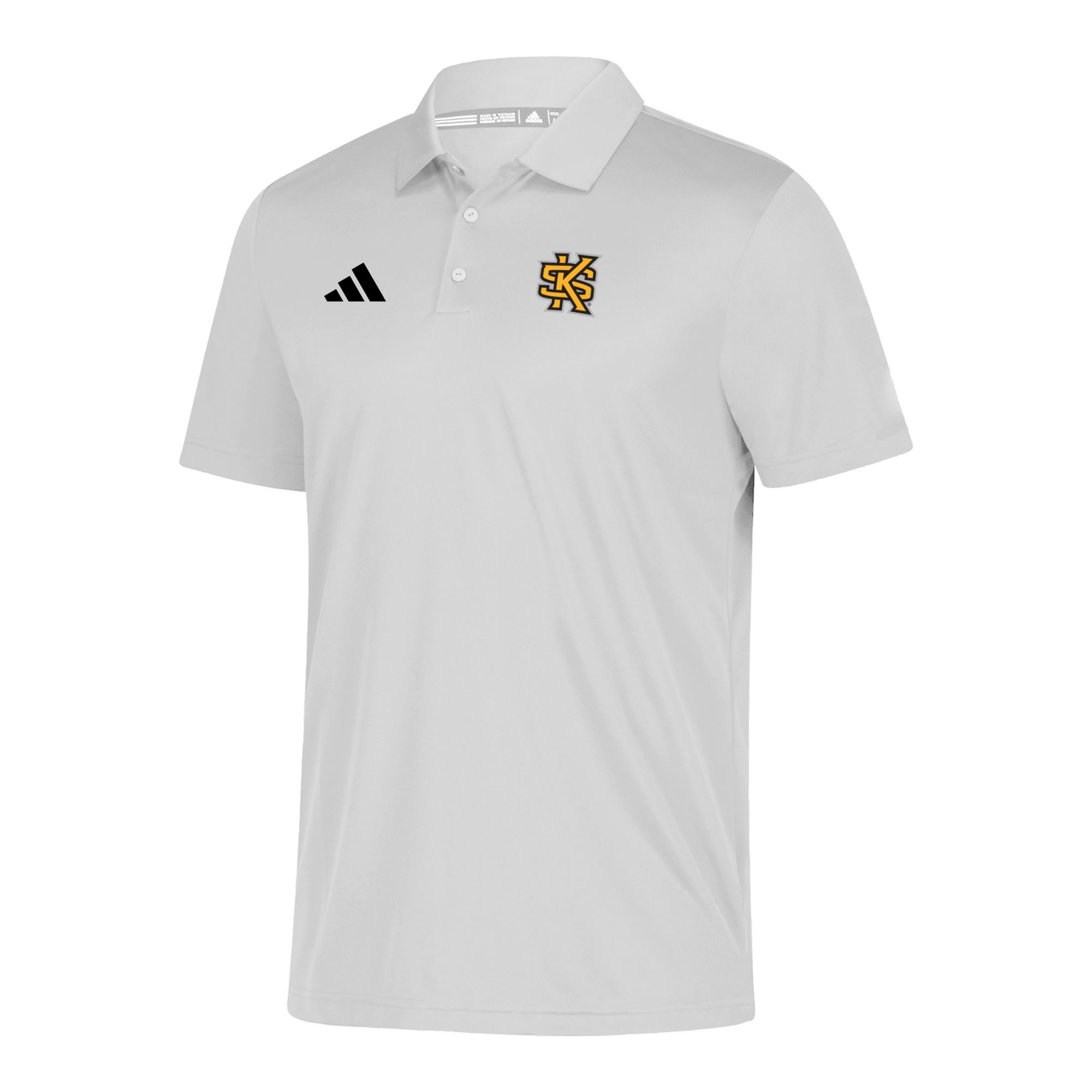 adidas Men's Kennesaw State Owls White Grind Polo