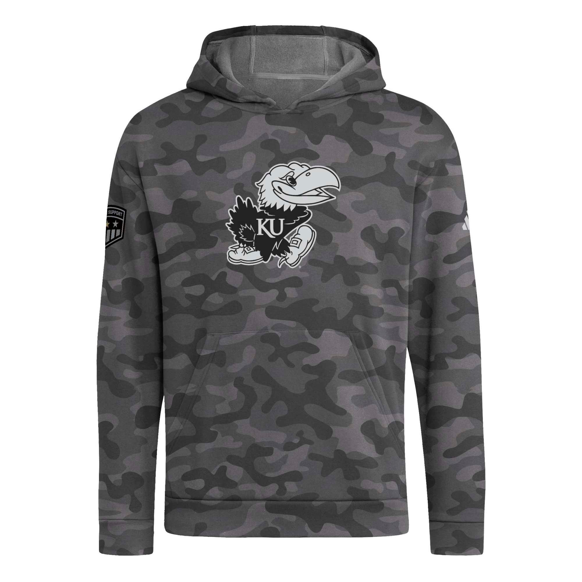 adidas Adult Kansas Jayhawks 2026 Honor and Support Hoodie