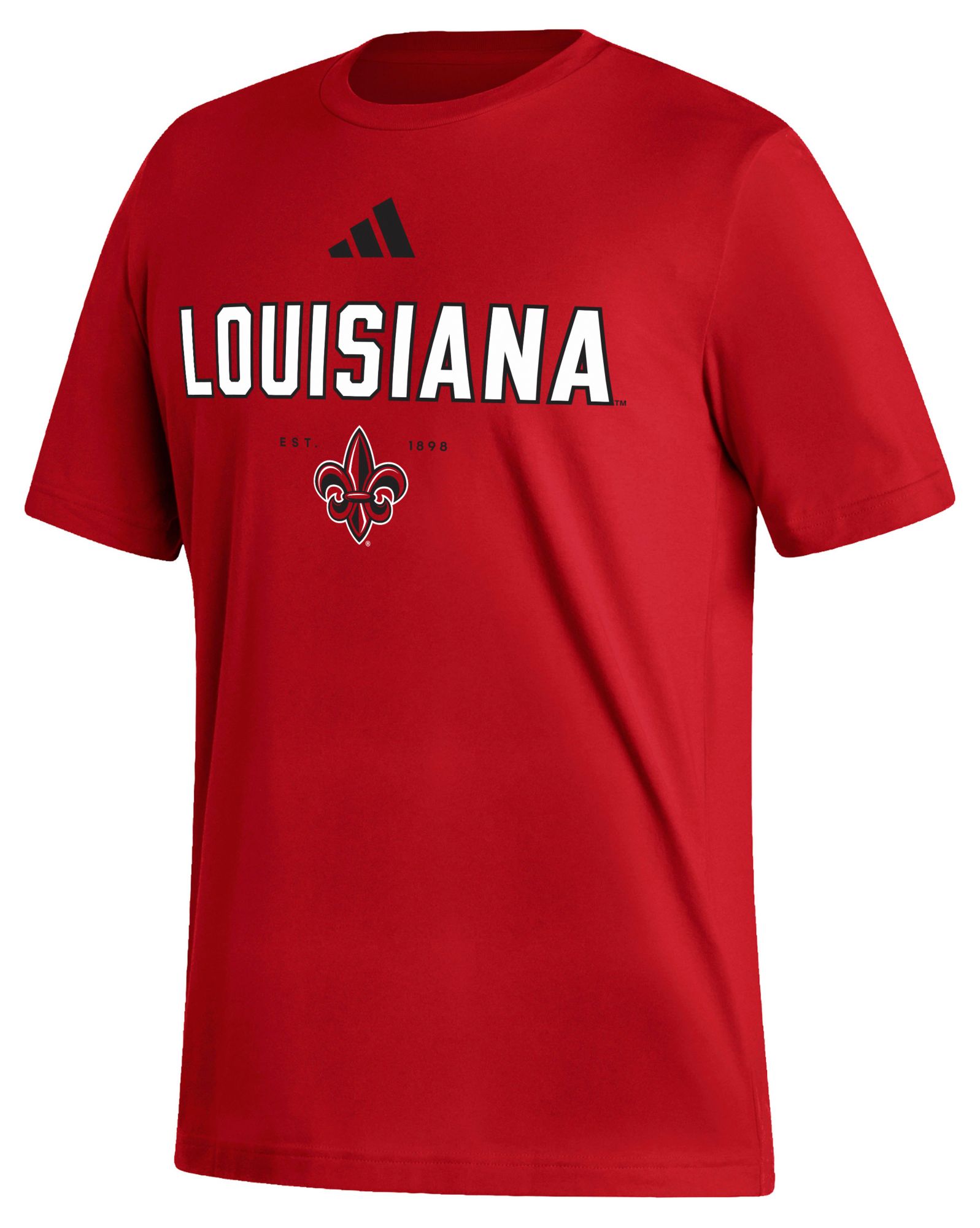 adidas Men's Louisiana-Lafayette Ragin' Cajuns Red Fresh T-Shirt