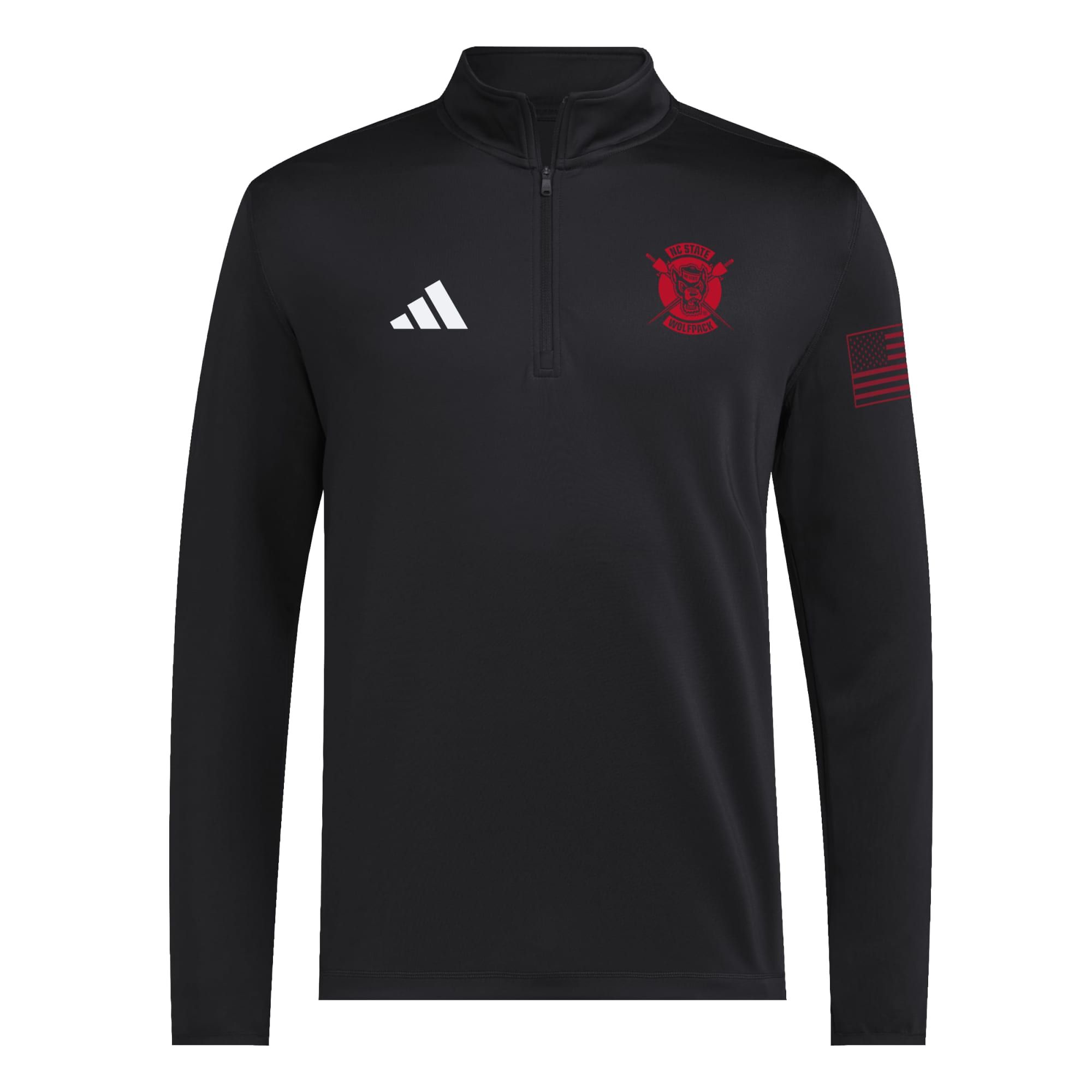 adidas Adult NC State Wolfpack Honor and Support 1/4 Zip Jacket
