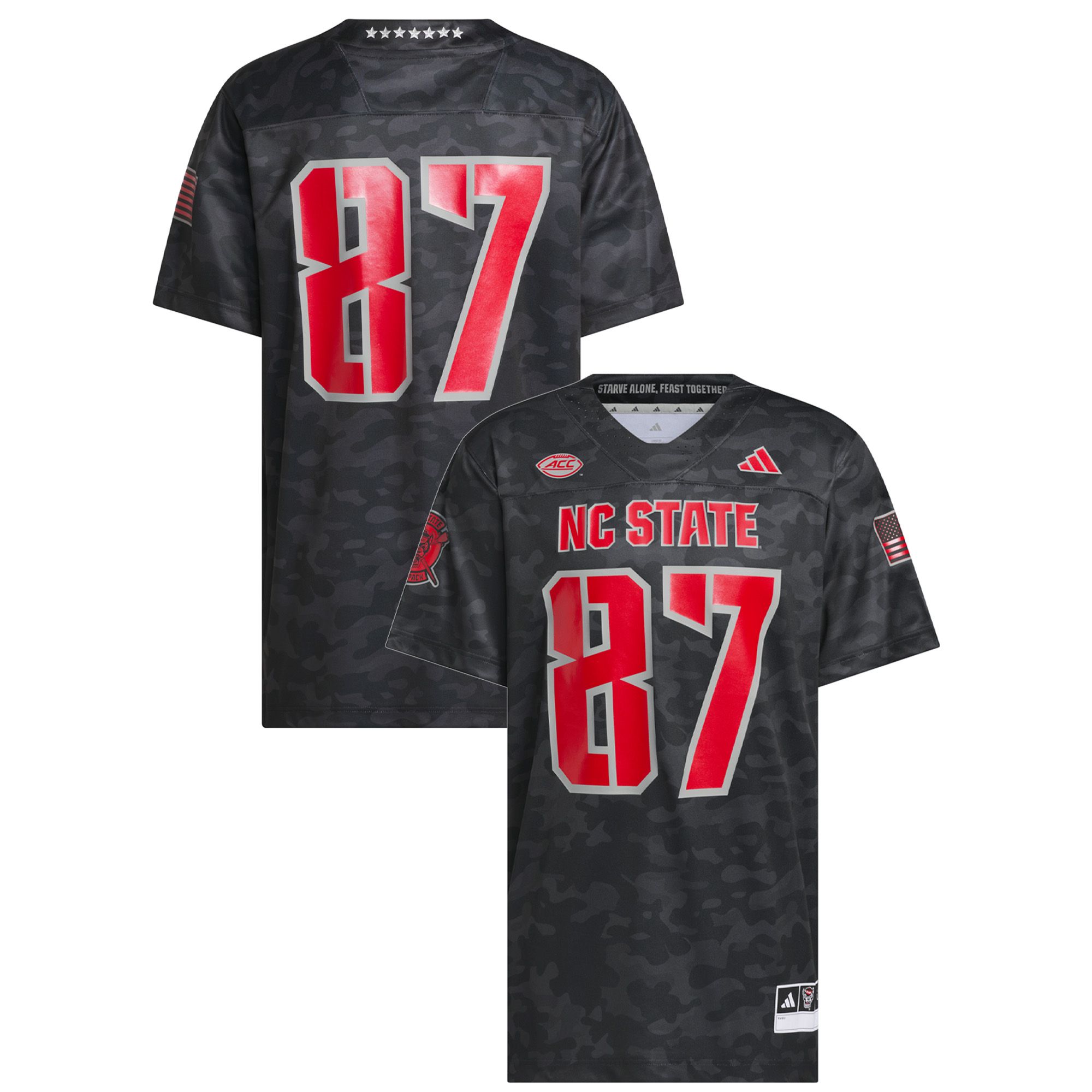adidas Adult NC State Wolfpack Alternate Premier Replica Football Jersey