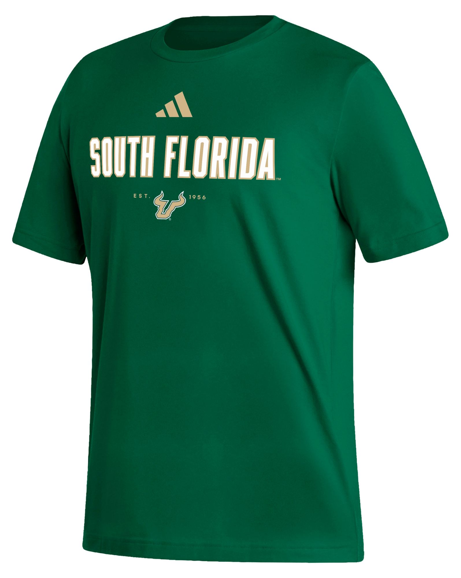 adidas Men's South Florida Bulls Green Fresh T-Shirt