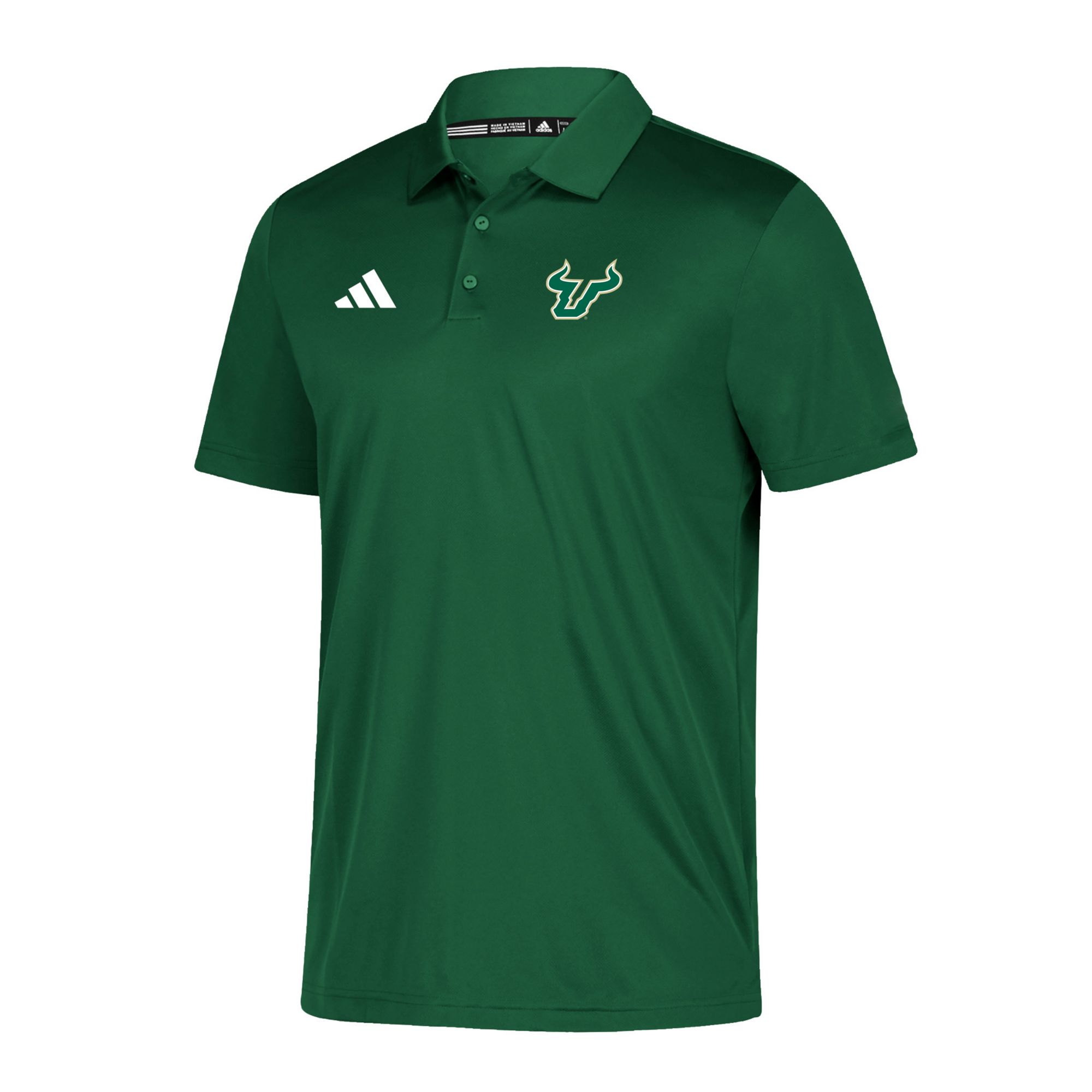 adidas Men's South Florida Bulls Green Grind Polo