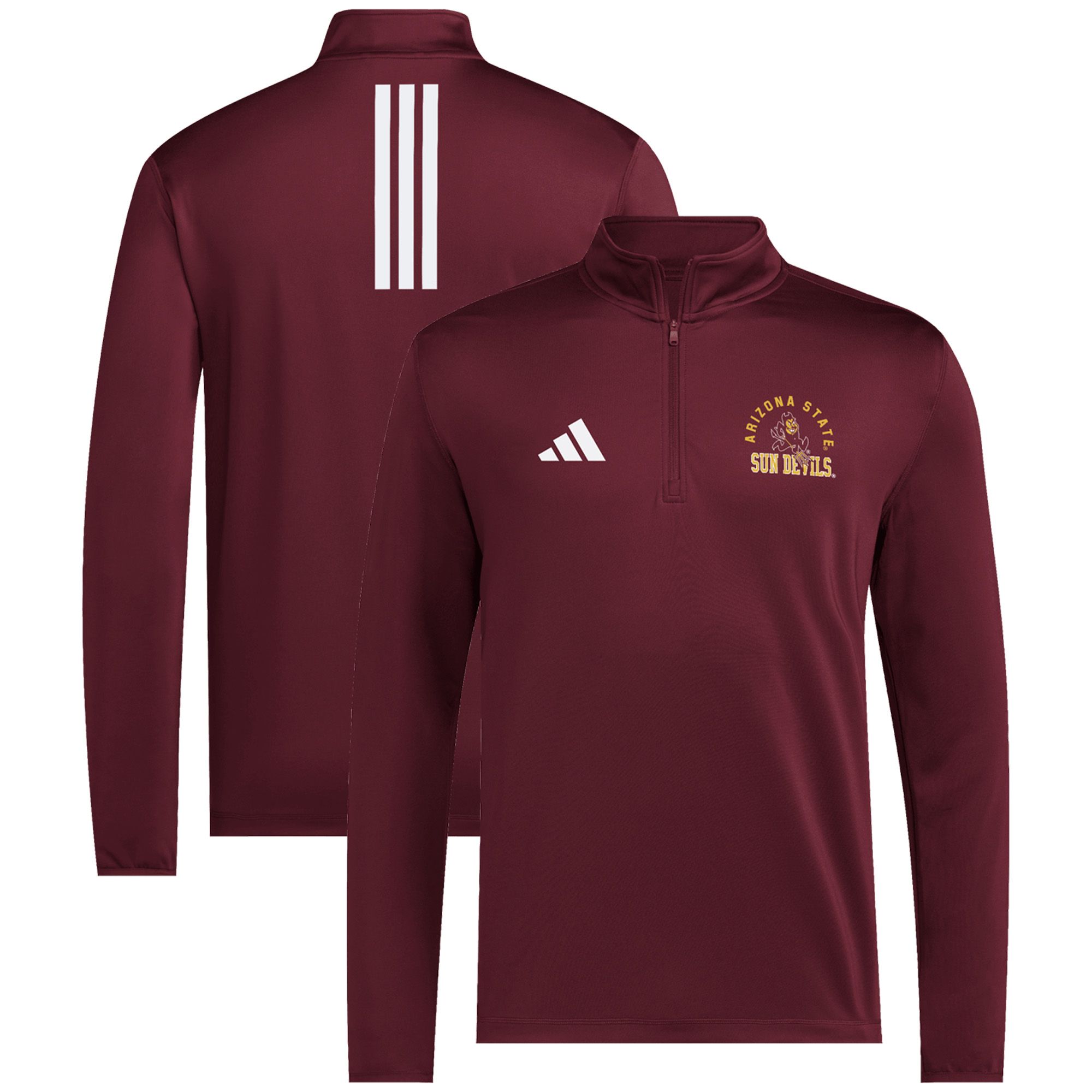 adidas Adult Arizona State Sun Devils '87 Rose Bowl 1/4 Zip Jacket