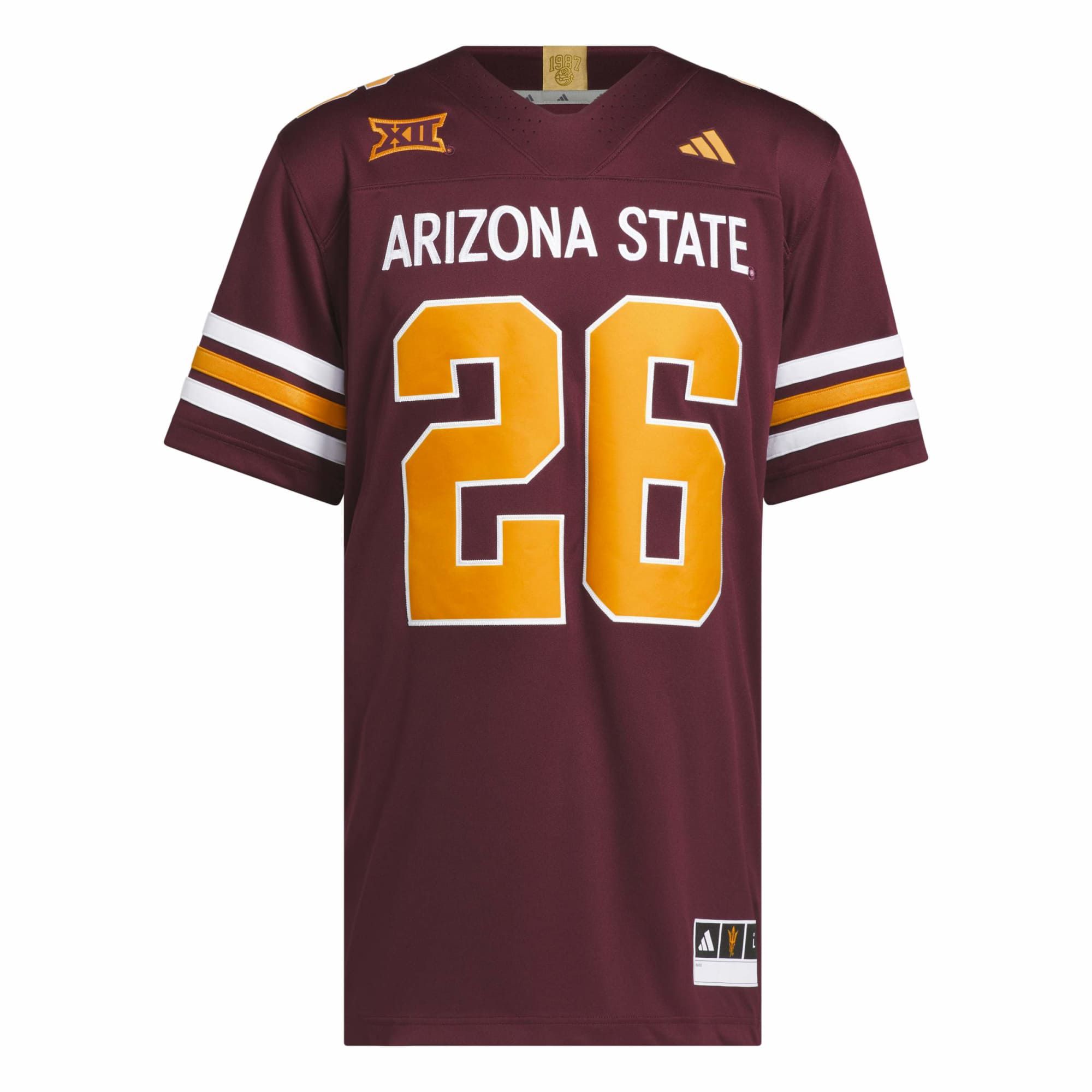 adidas Adult Arizona State Sun Devils Home Premier Replica Football Jersey