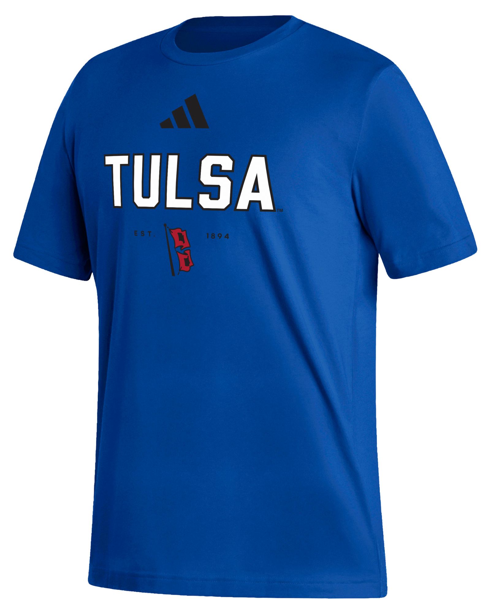 adidas Men's Tulsa Golden Hurricane Royal Fresh T-Shirt