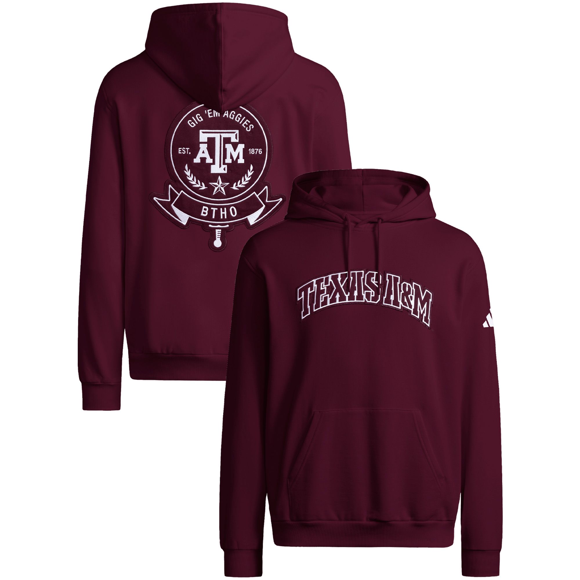 adidas Adult Texas A&amp;M Aggies Honor and Support Hoodie