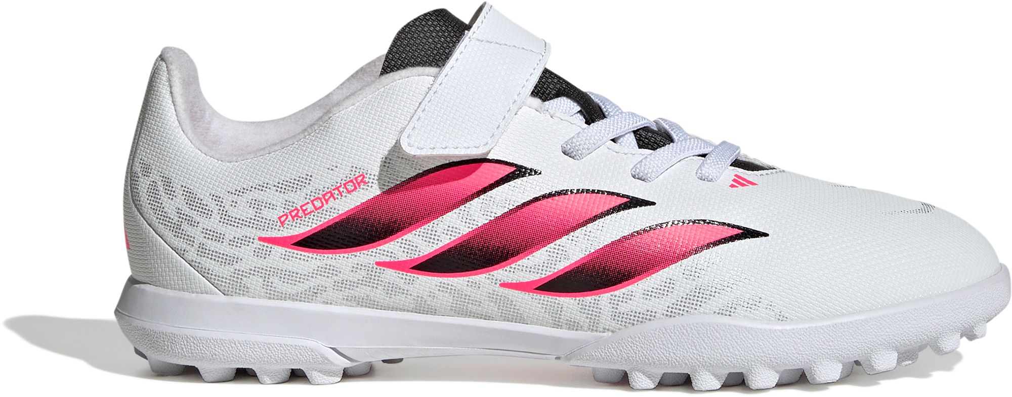 adidas Predator Club Kids' Hook &amp; Loop Turf Soccer Cleats