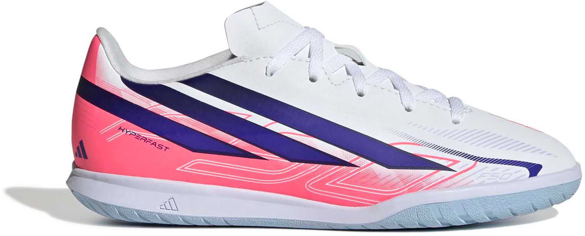 adidas Kids' F50 Hyperfast Club Indoor Soccer Shoes