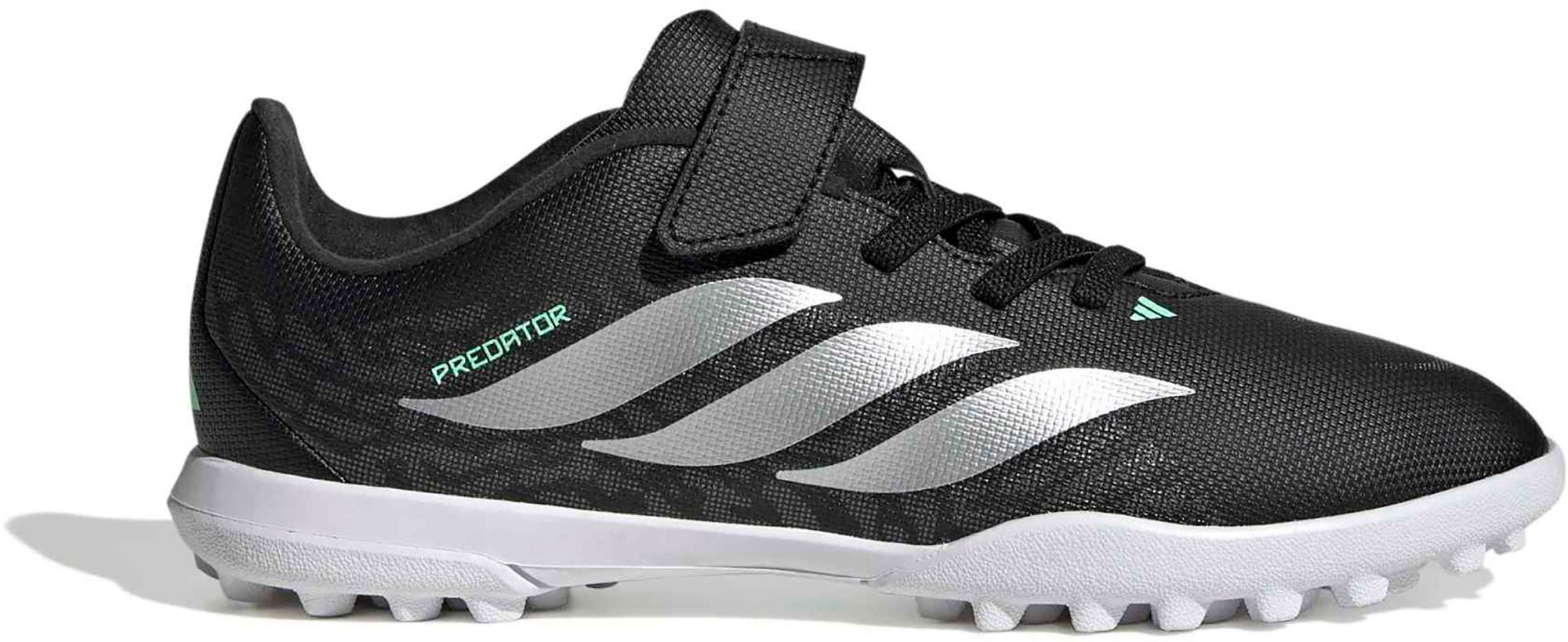 adidas Predator Club Kids' Hook &amp; Loop Turf Soccer Cleats