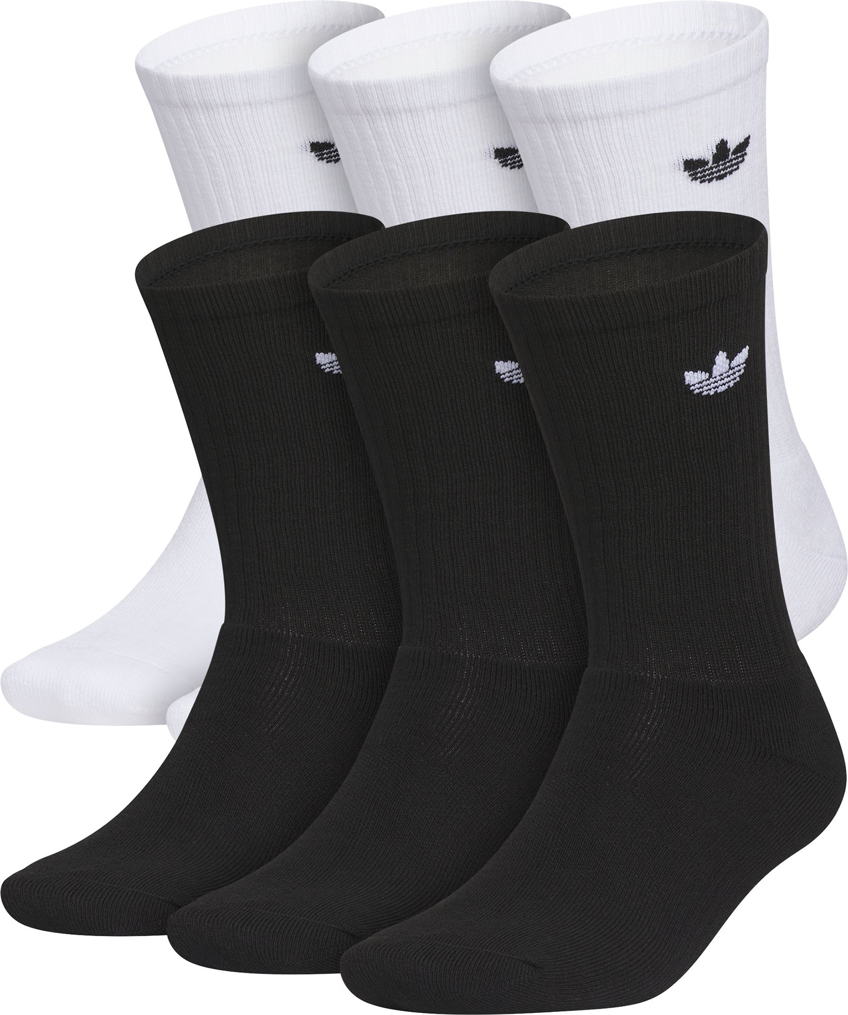 adidas Originals Unisex Trefoil 2.0 Crew Socks - 6 Pack