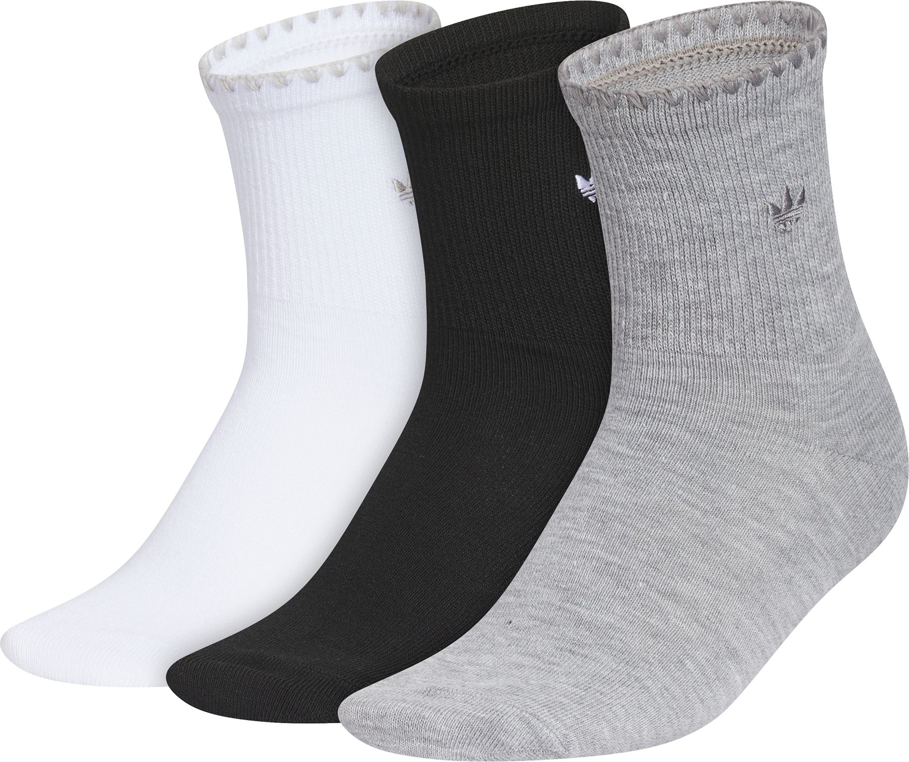 adidas Originals Luna 2.0s 3-Pack High Quarter Trefoil Socks