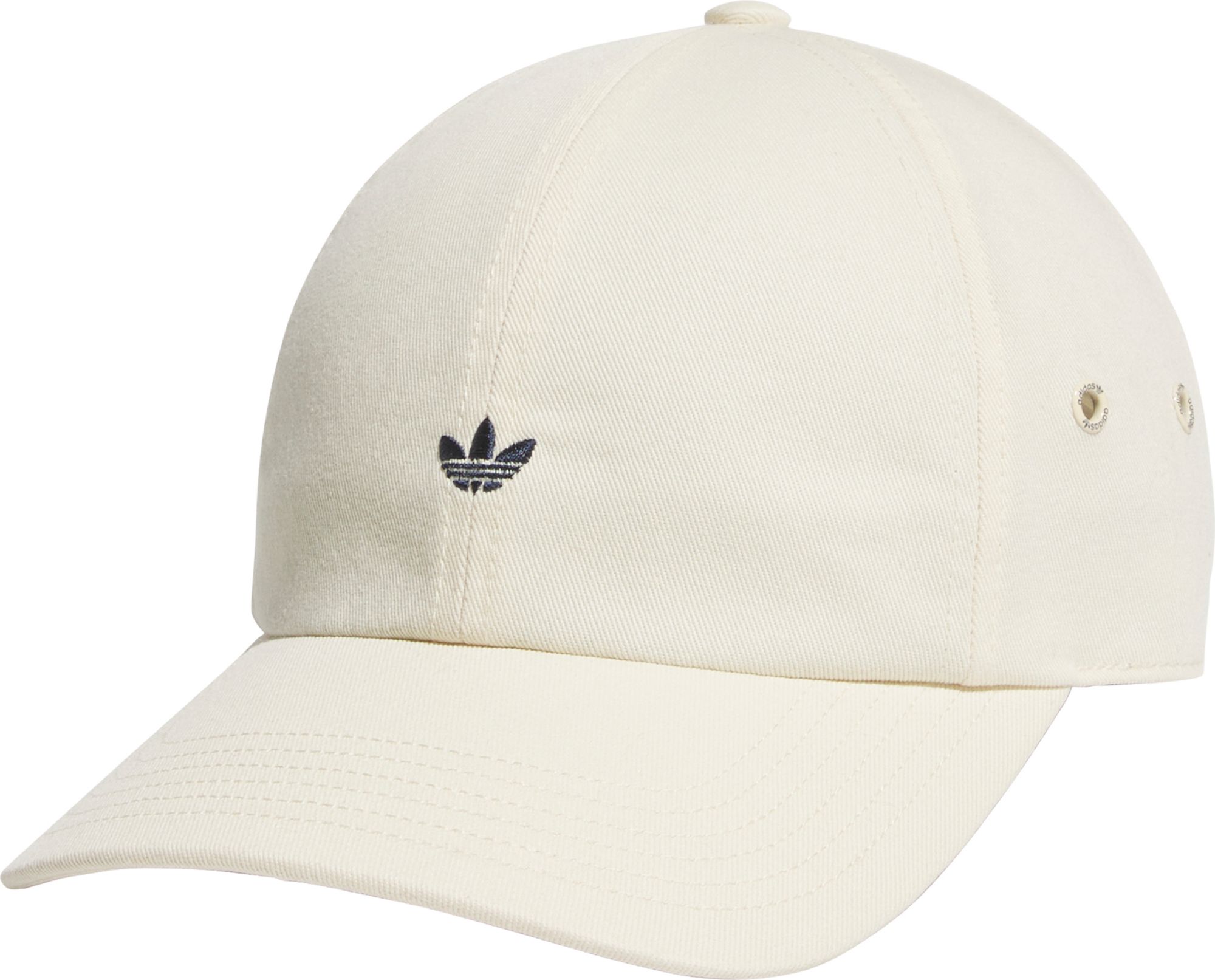 adidas Originals Mini Trefoil Strapback Hat, Men's, Warm Vanilla/Indigo