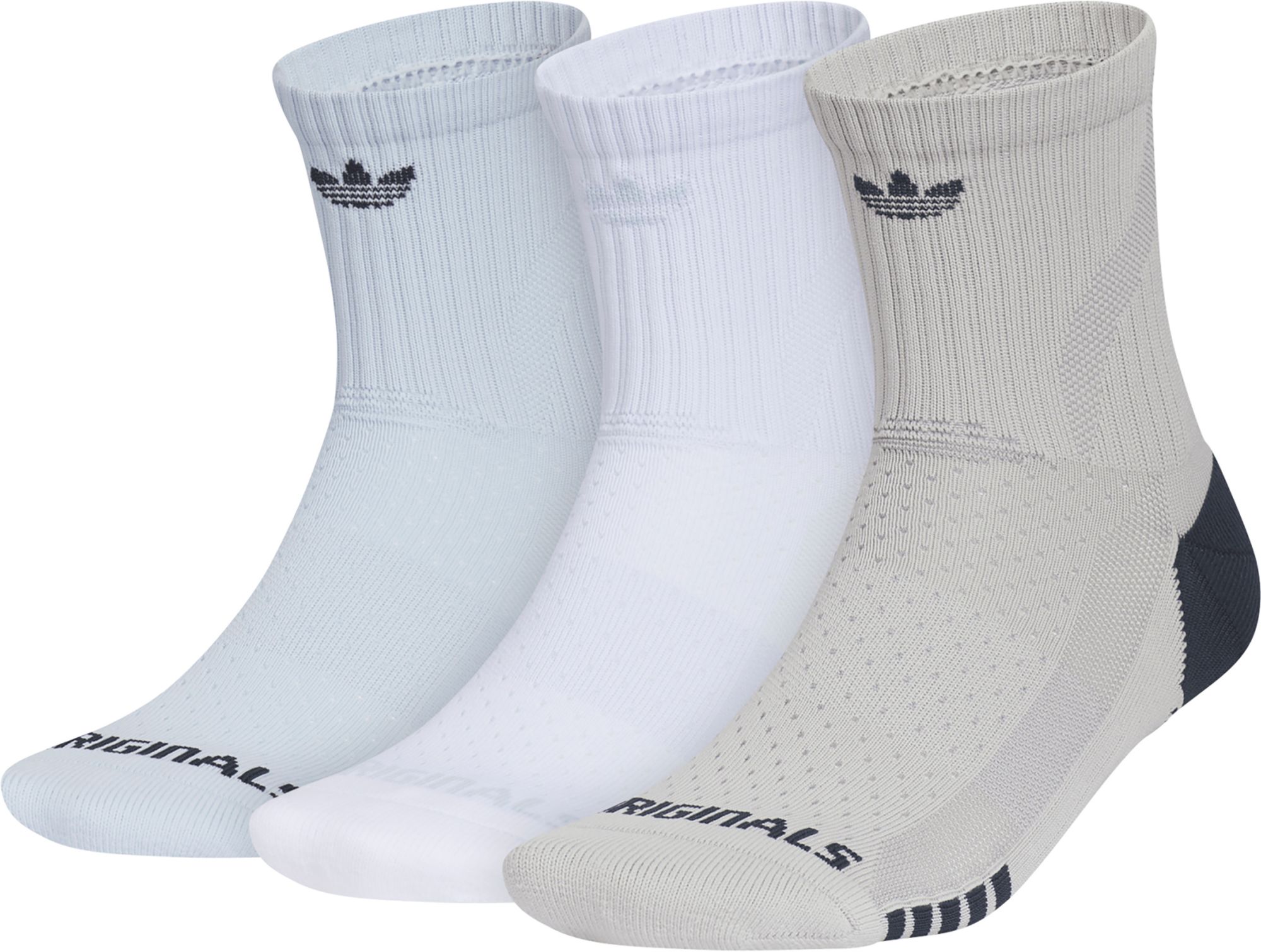 adidas Originals Tech 2.0 High Quarter Socks - 3 Pack
