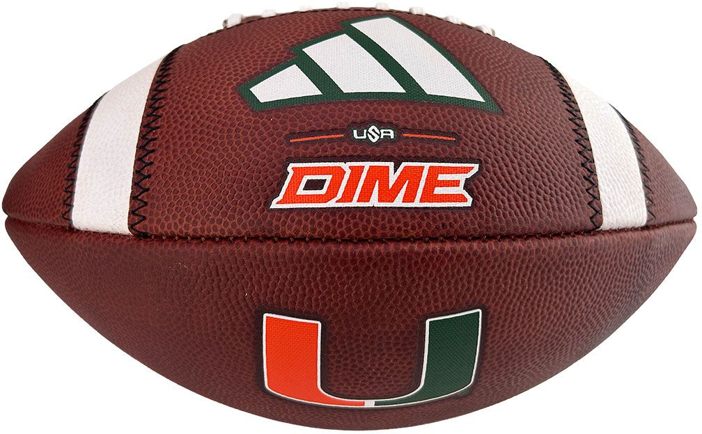 adidas Miami Hurricanes Official Game Football