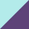 White/Black/Aqua/Purple